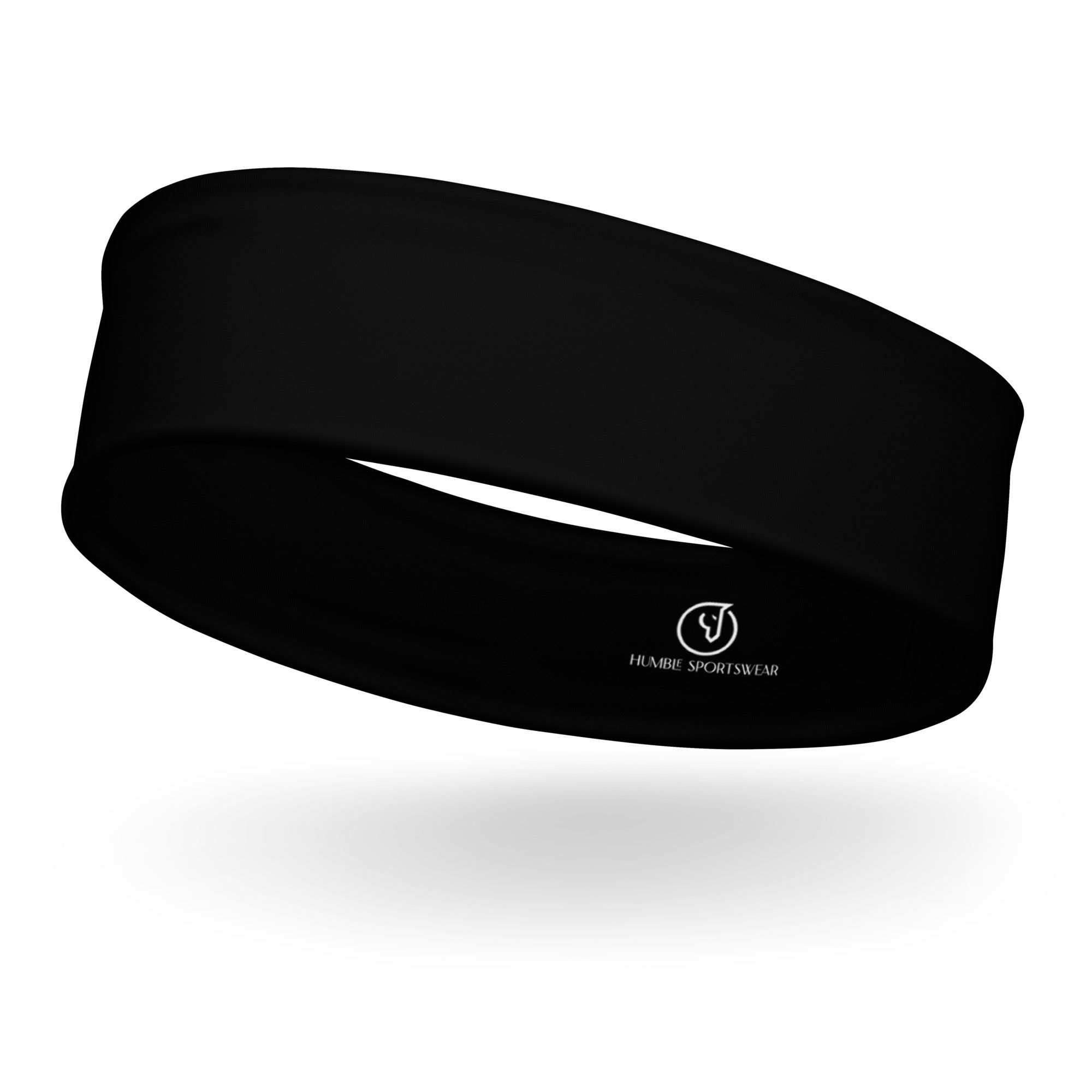 unisex black headband thin