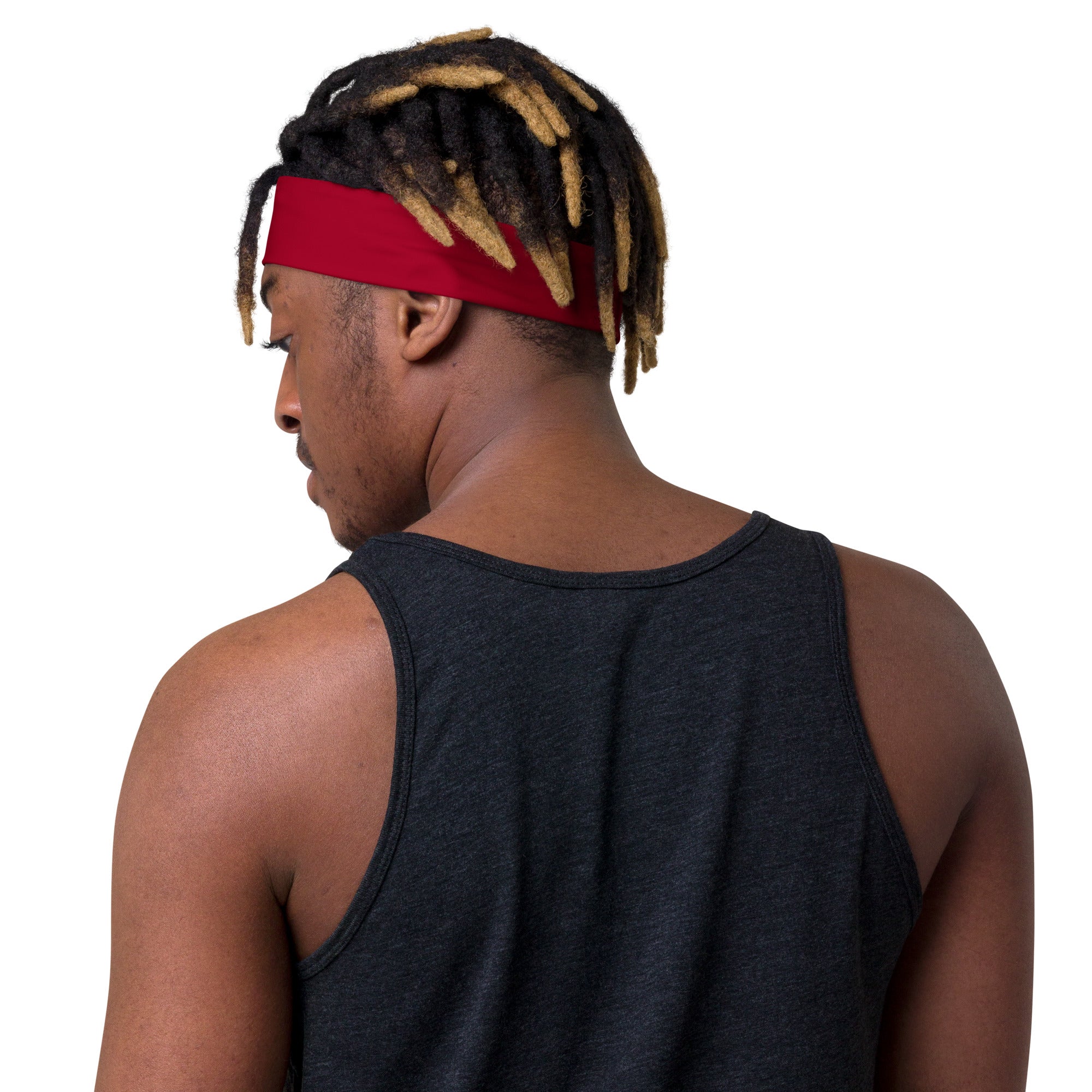 red headband thin unisex