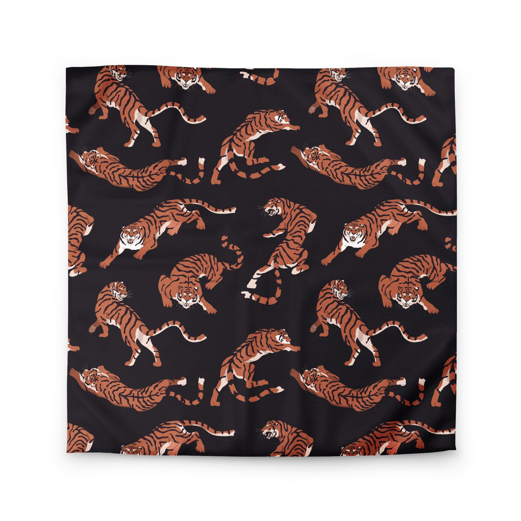 Black Tiger Print Duvet Cover - Mirfia