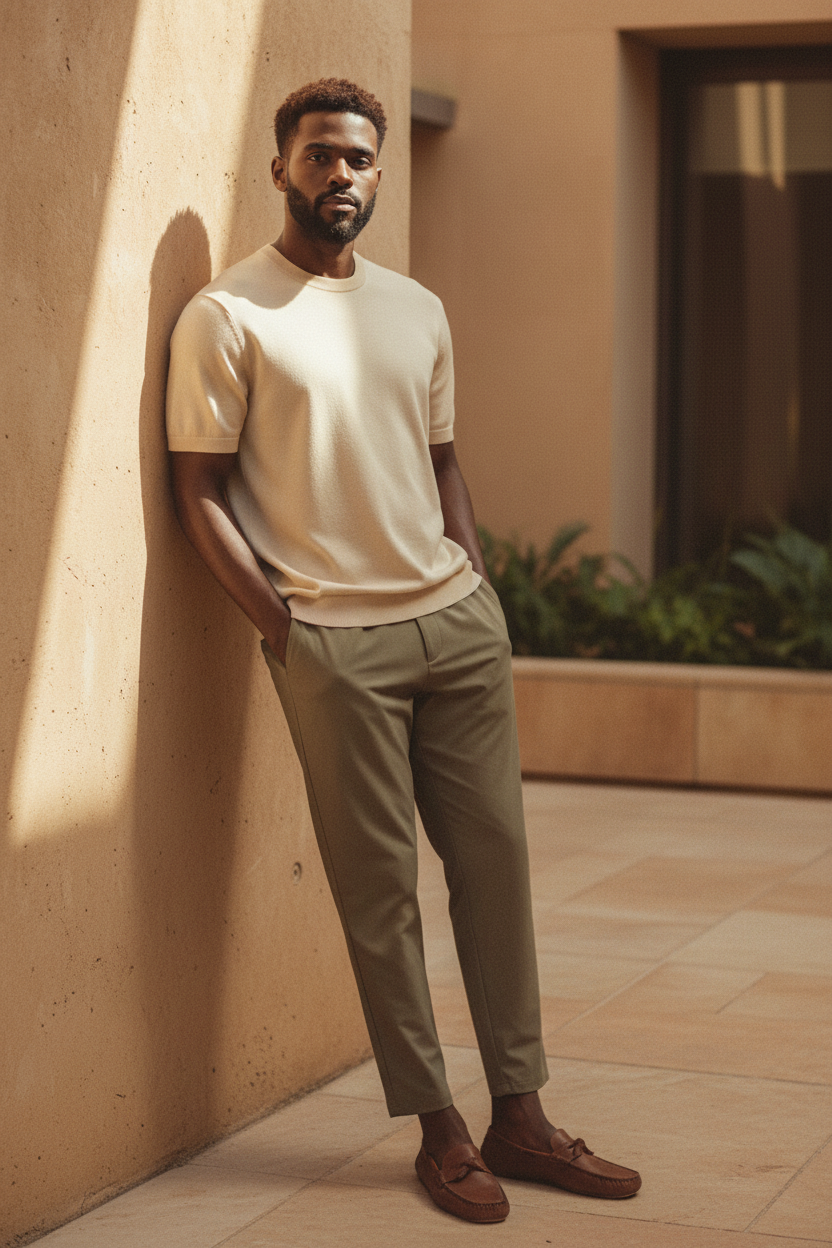 Crewneck Knit Tee