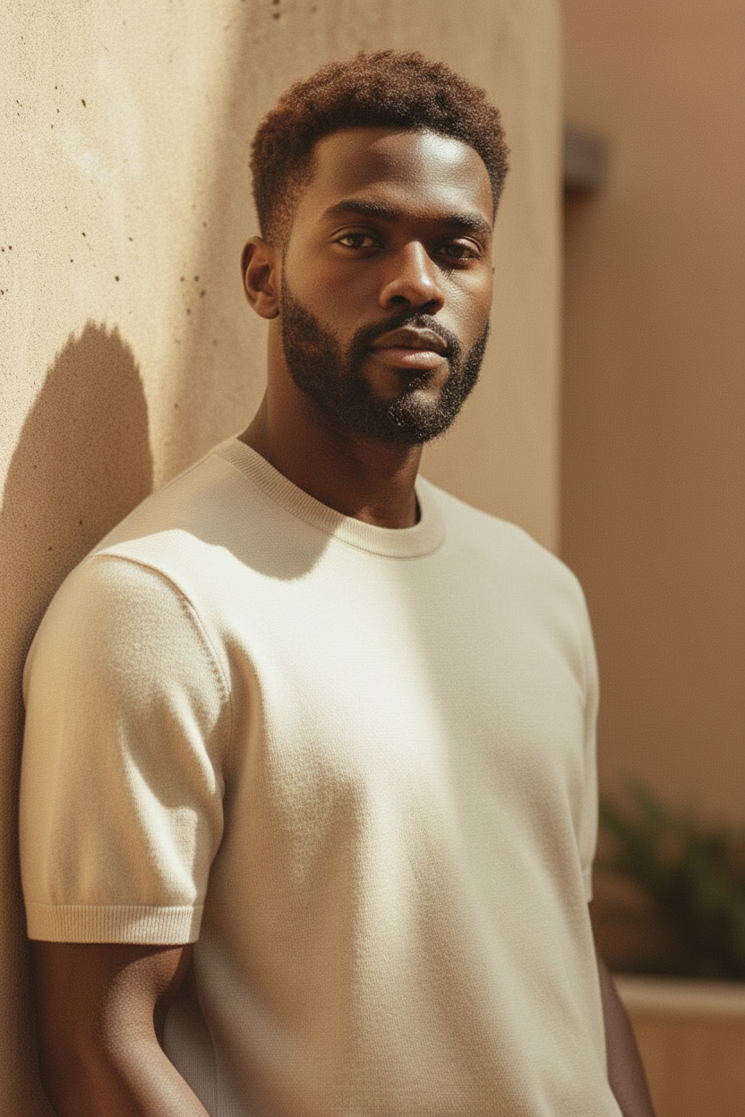 Crewneck Knit Tee