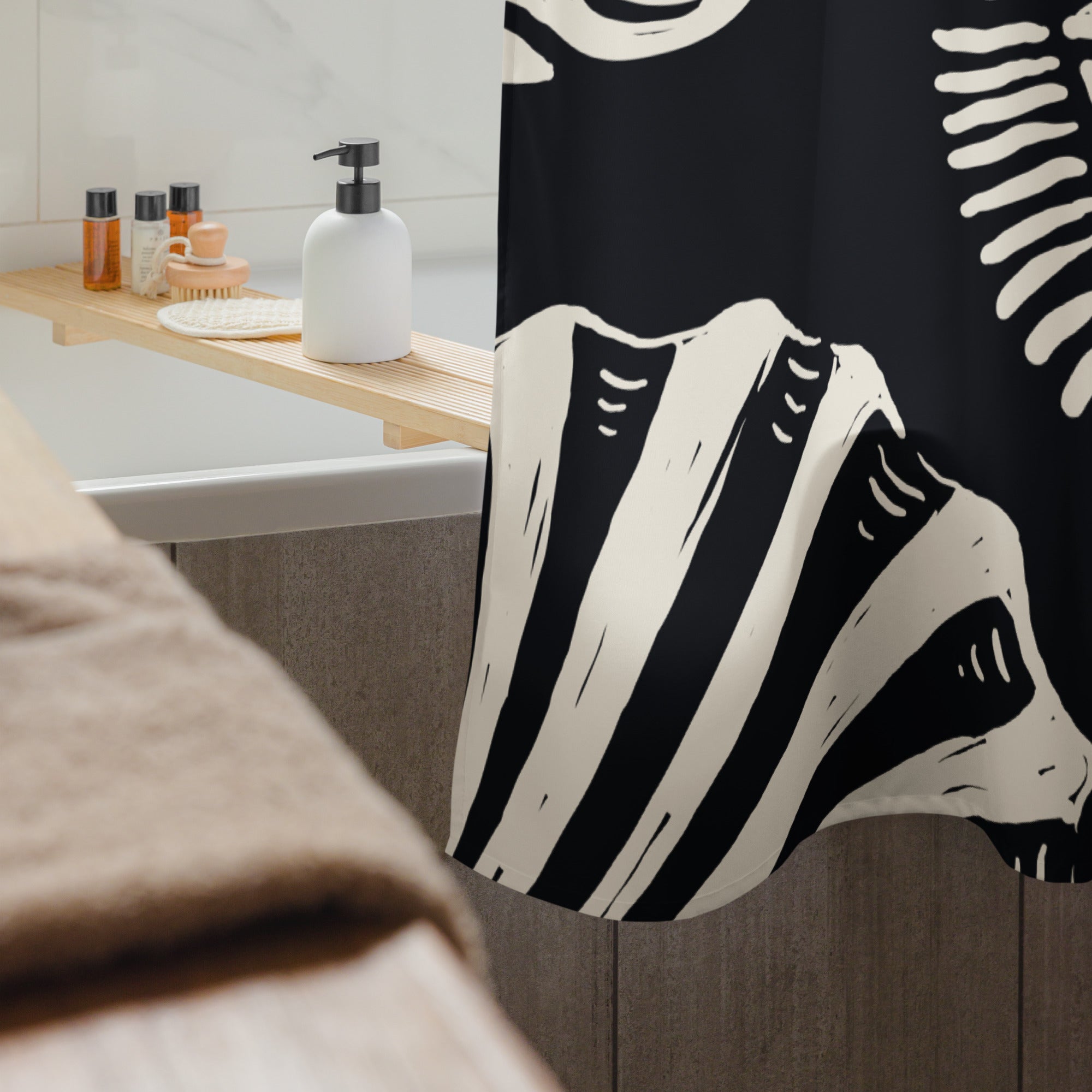 Underwater Seahorse Shower Curtain - Mirfia