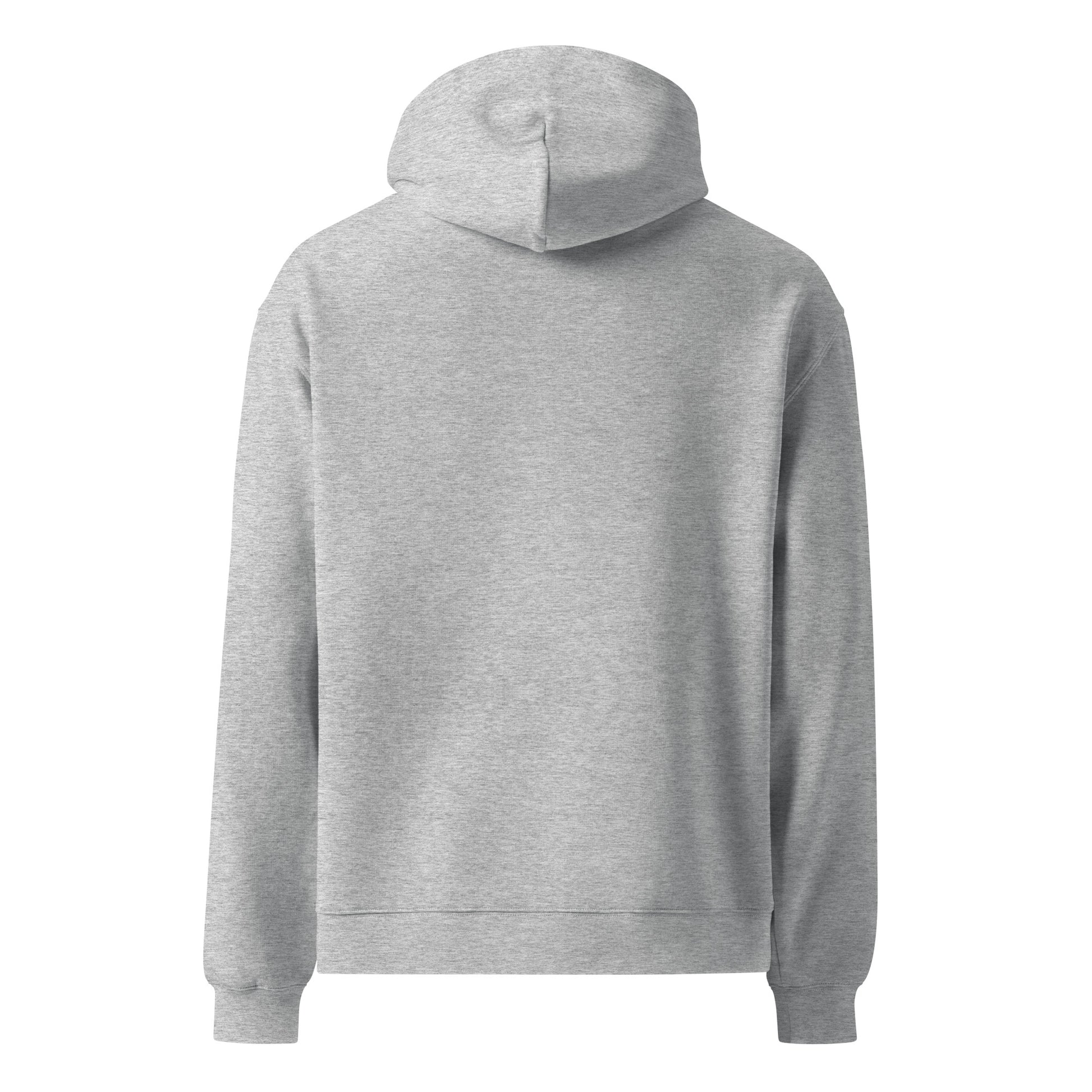 Humble Sportswear, men's long sleeve sport grey oversized hoodie