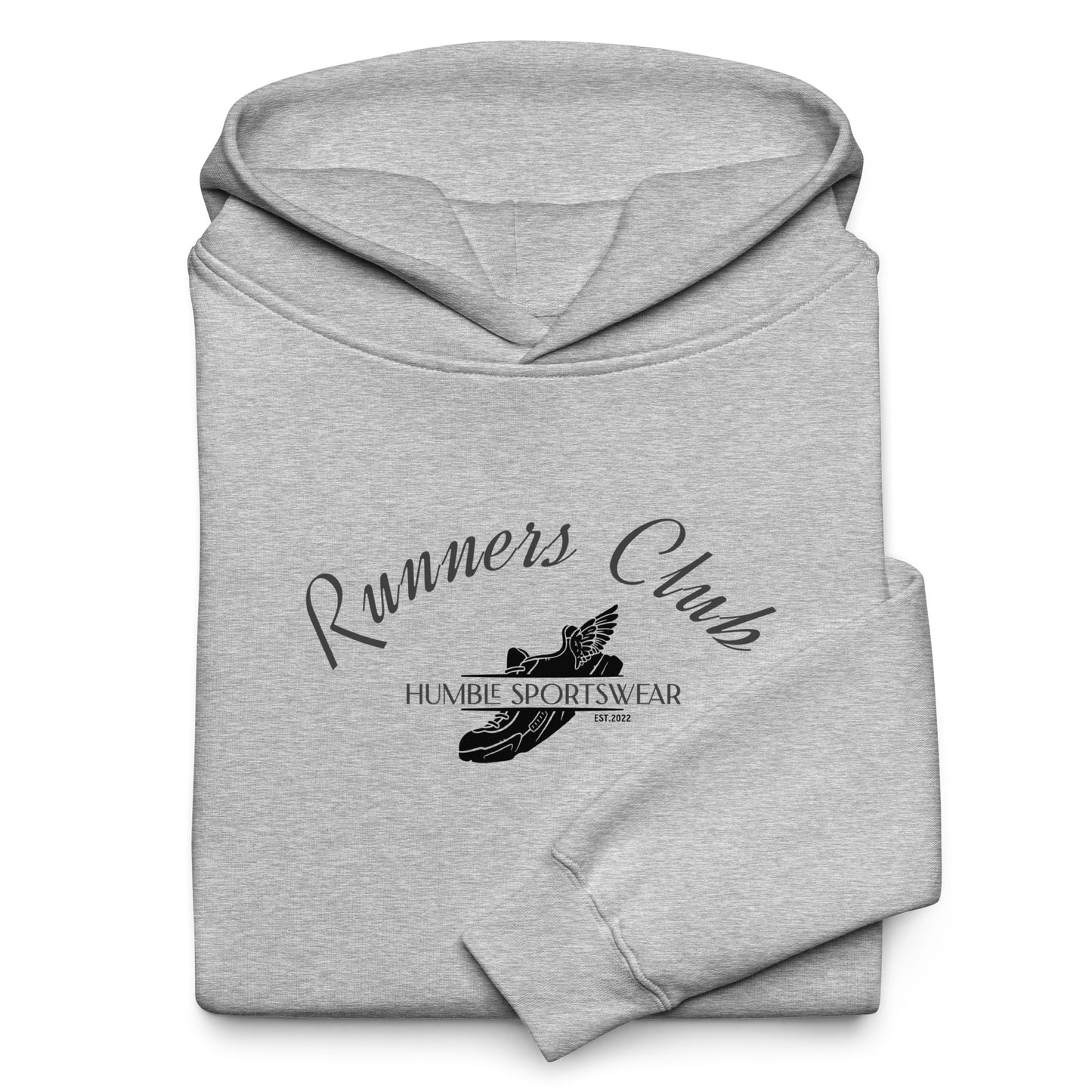 Humble Sportswear, men's long sleeve sport grey oversized hoodie