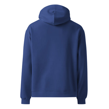 Humble Sportswear men's blue long sleeve oversized cotton hoodie