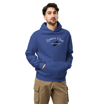 Humble Sportswear men's blue long sleeve oversized cotton hoodie