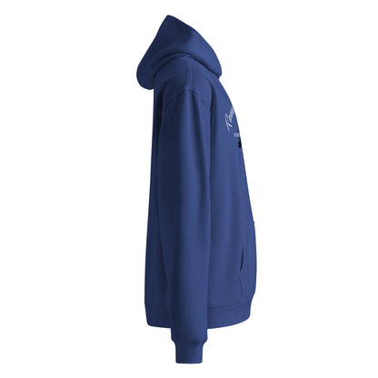 Humble Sportswear men's blue long sleeve oversized cotton hoodie