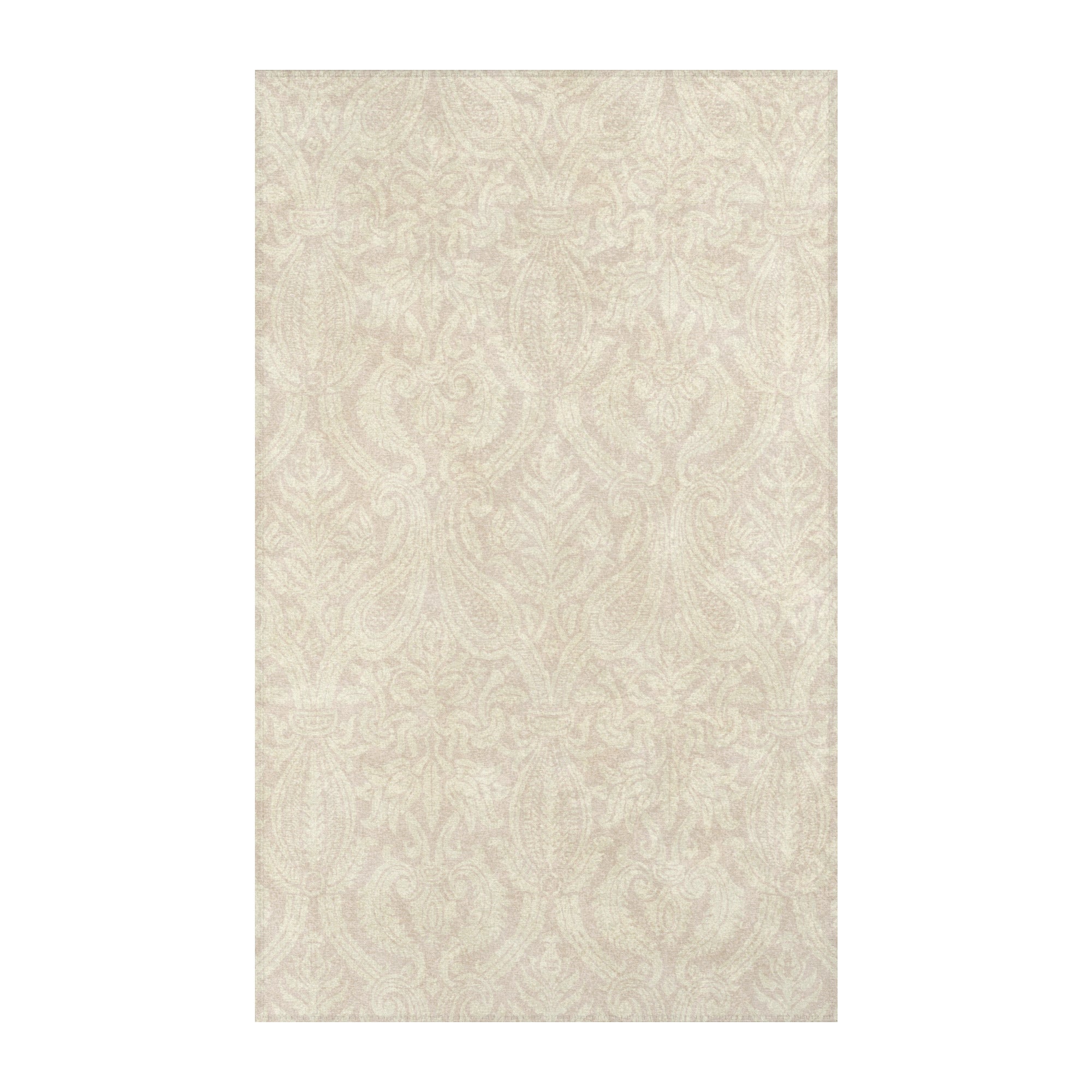 faded floral area rug in soft dusty neutral tones 