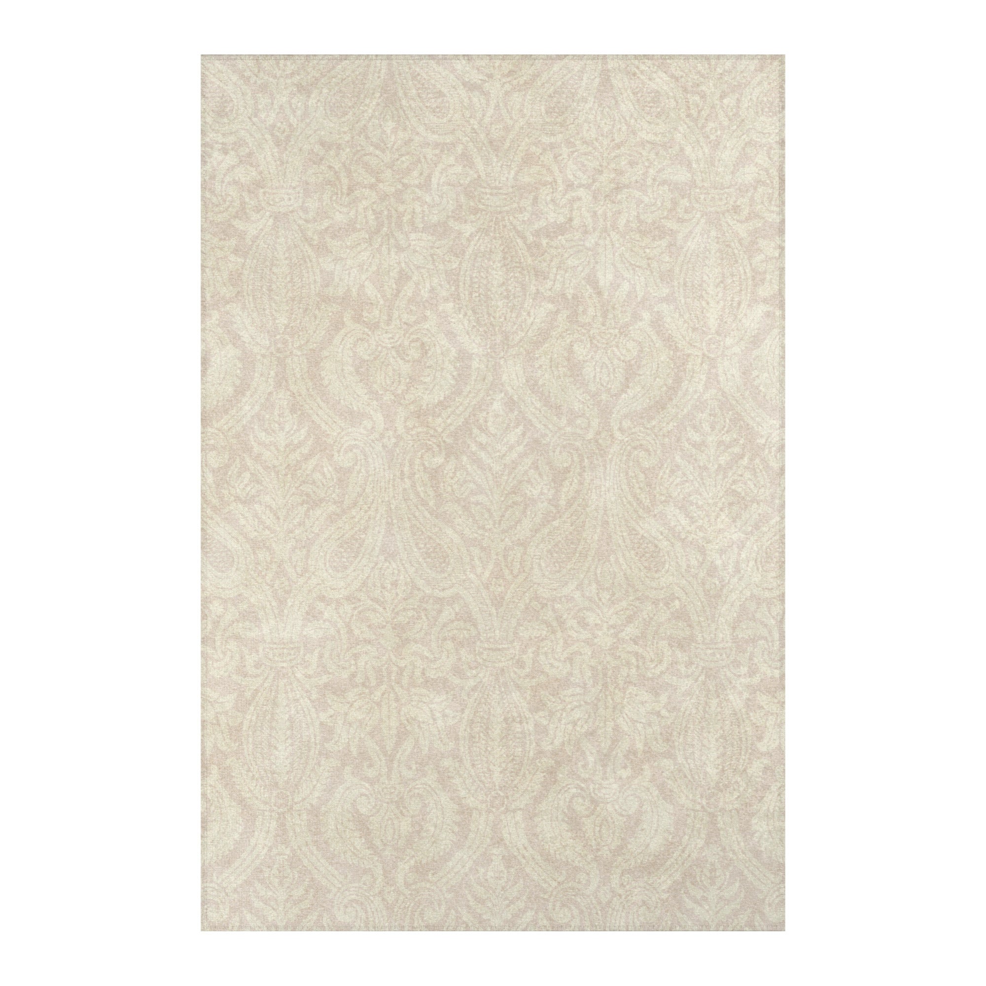 vintage inspired neutral medallion carpet design