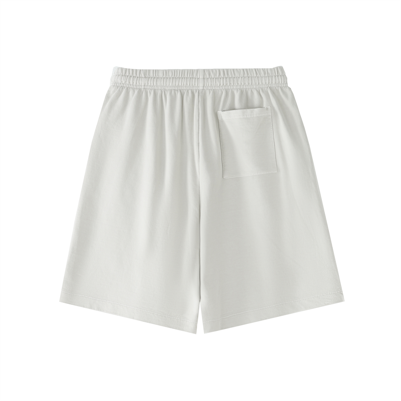 back view of soft vintage wash shorts