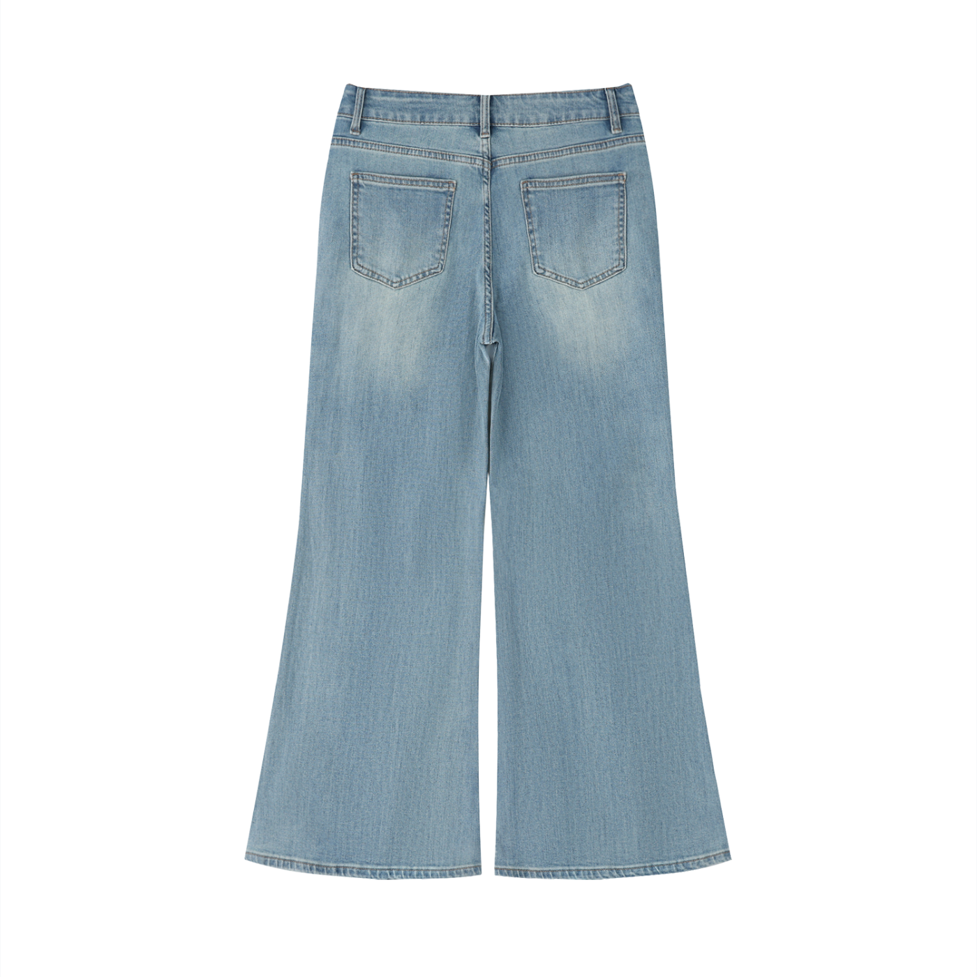 Women's Vintage Wash blue Flared Leg Jeans