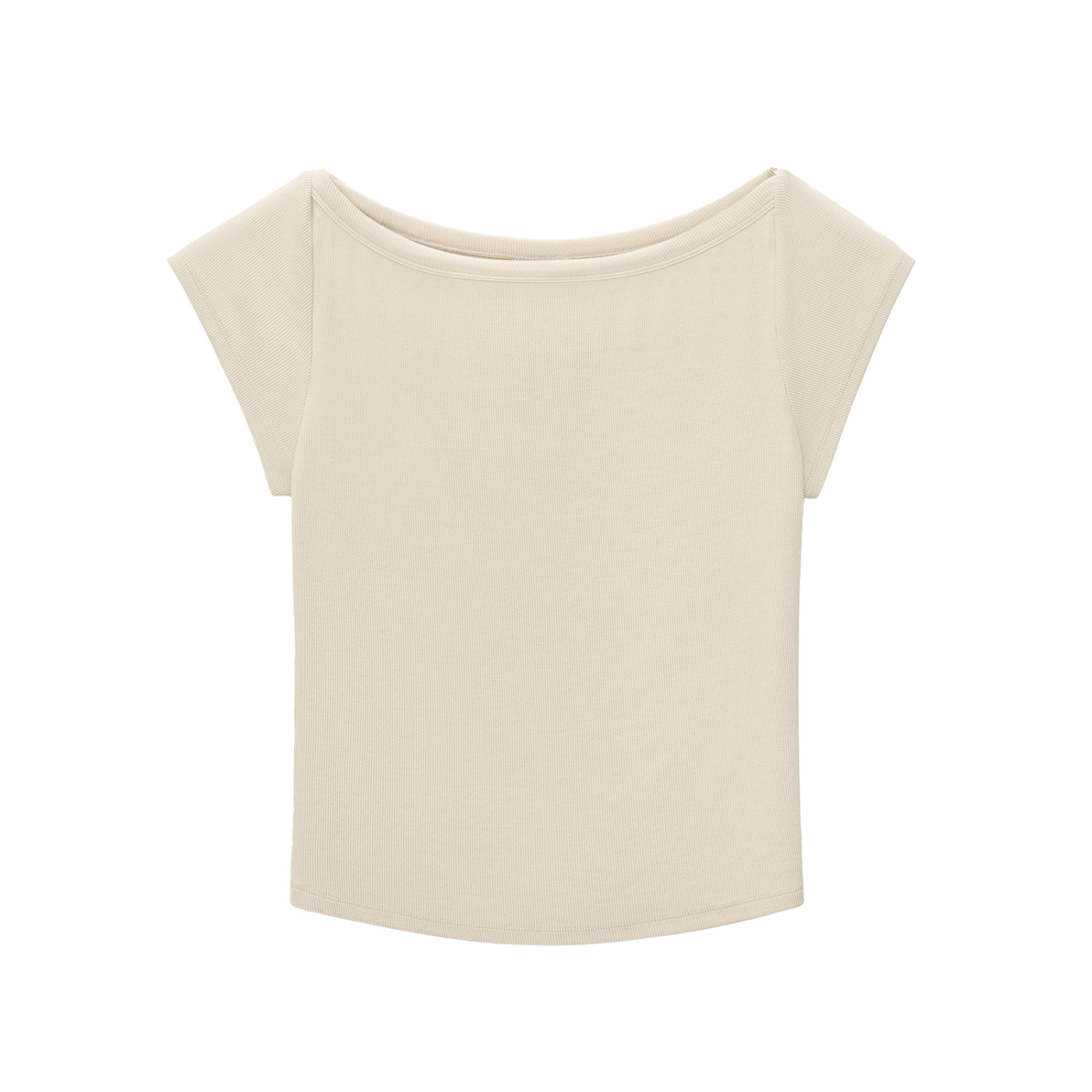 essential wide neck baby t-shirt soft fitted 