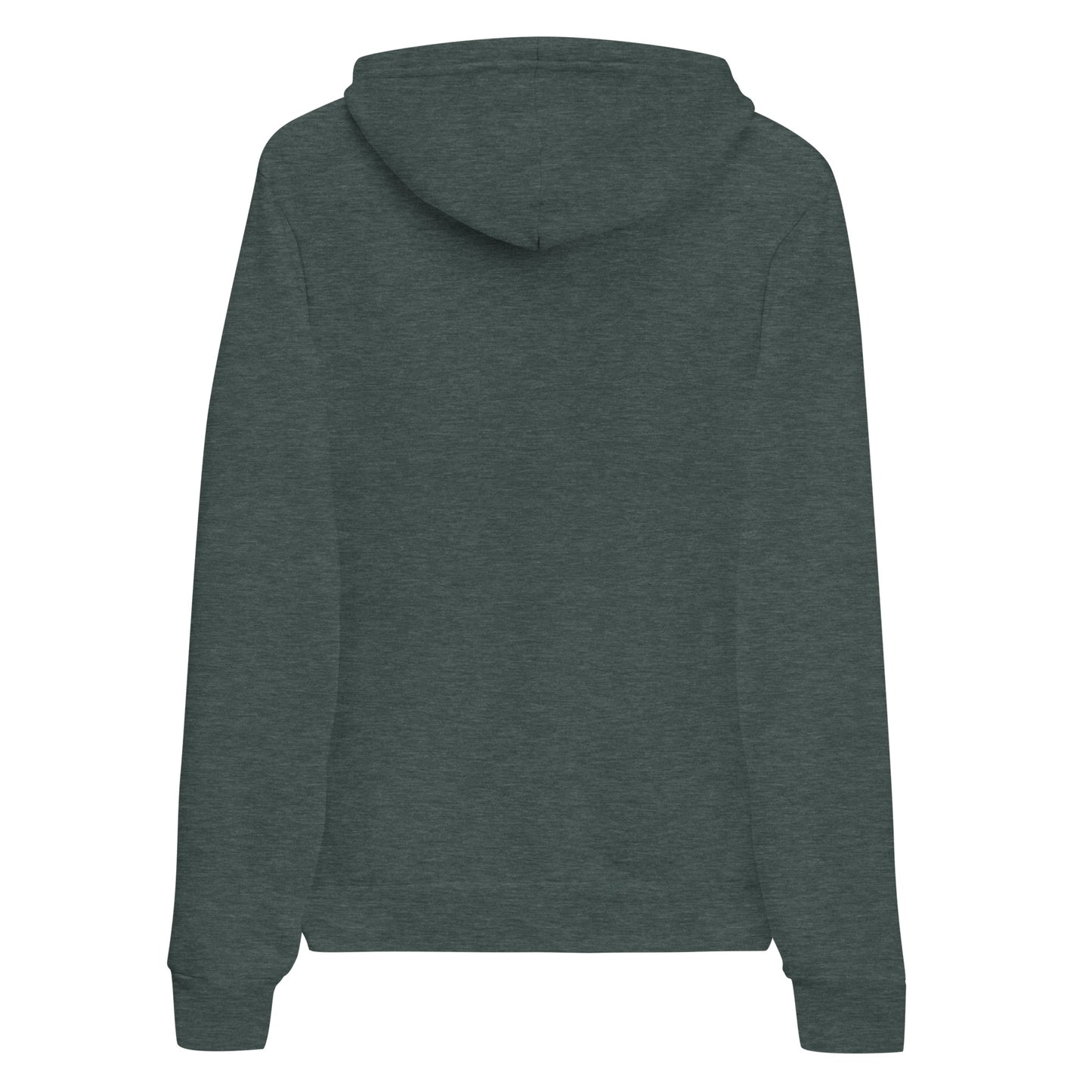 women's cotton fleece hoodie green