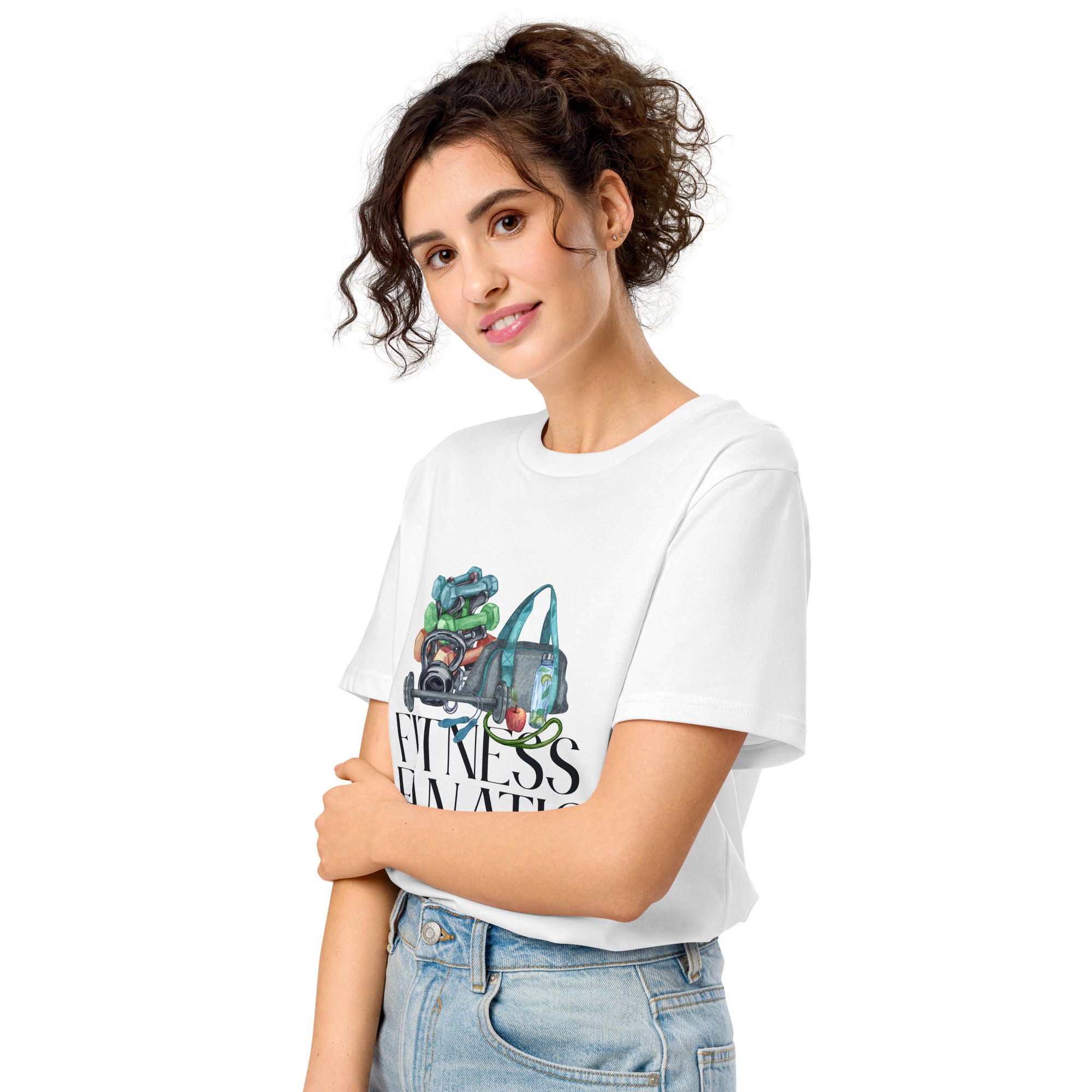 Women's Fitness Printed Graphic T-Shirt - Mirfia