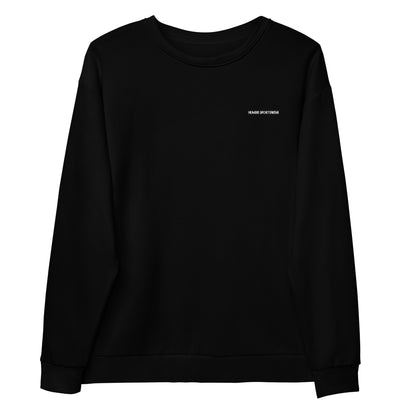 women's recycled sweatshirt black