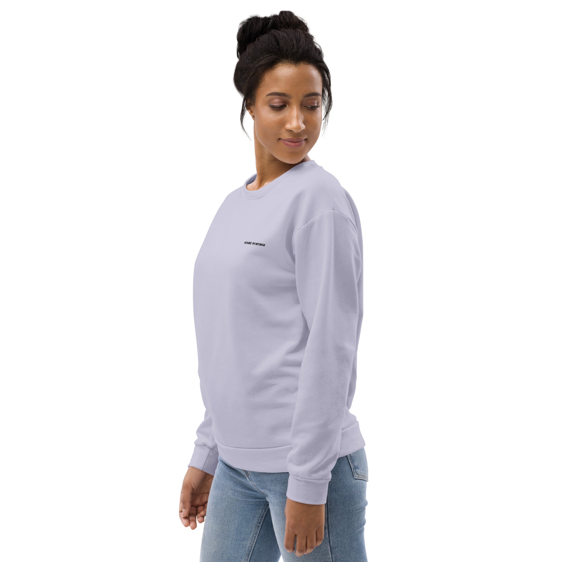 women's recycled sweatshirt lavender 