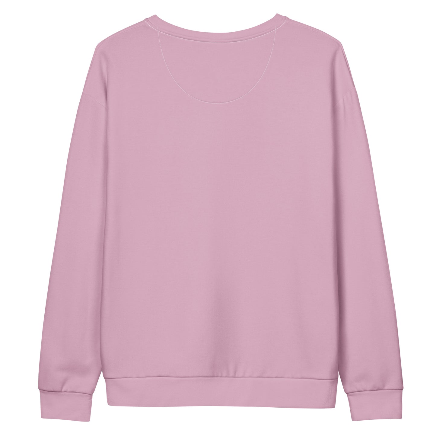 long sleeve women's recycled sweatshirt pink