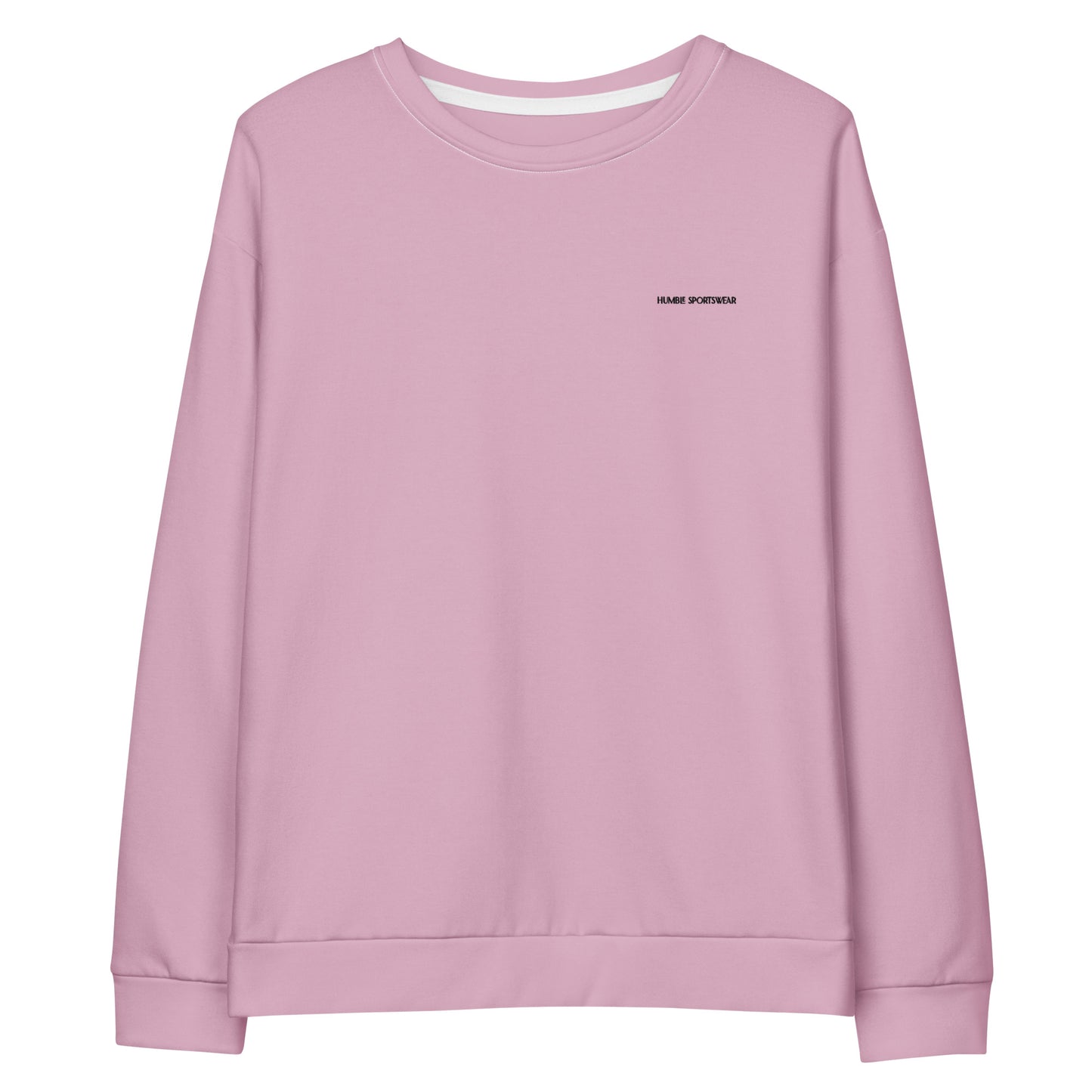 long sleeve women's recycled sweatshirt pink