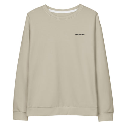 women's recycled sweatshirt sand brown