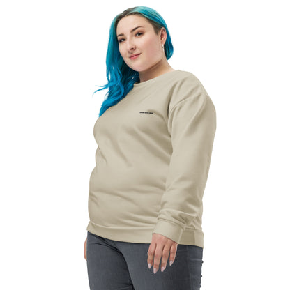 women's recycled sweatshirt sand brown