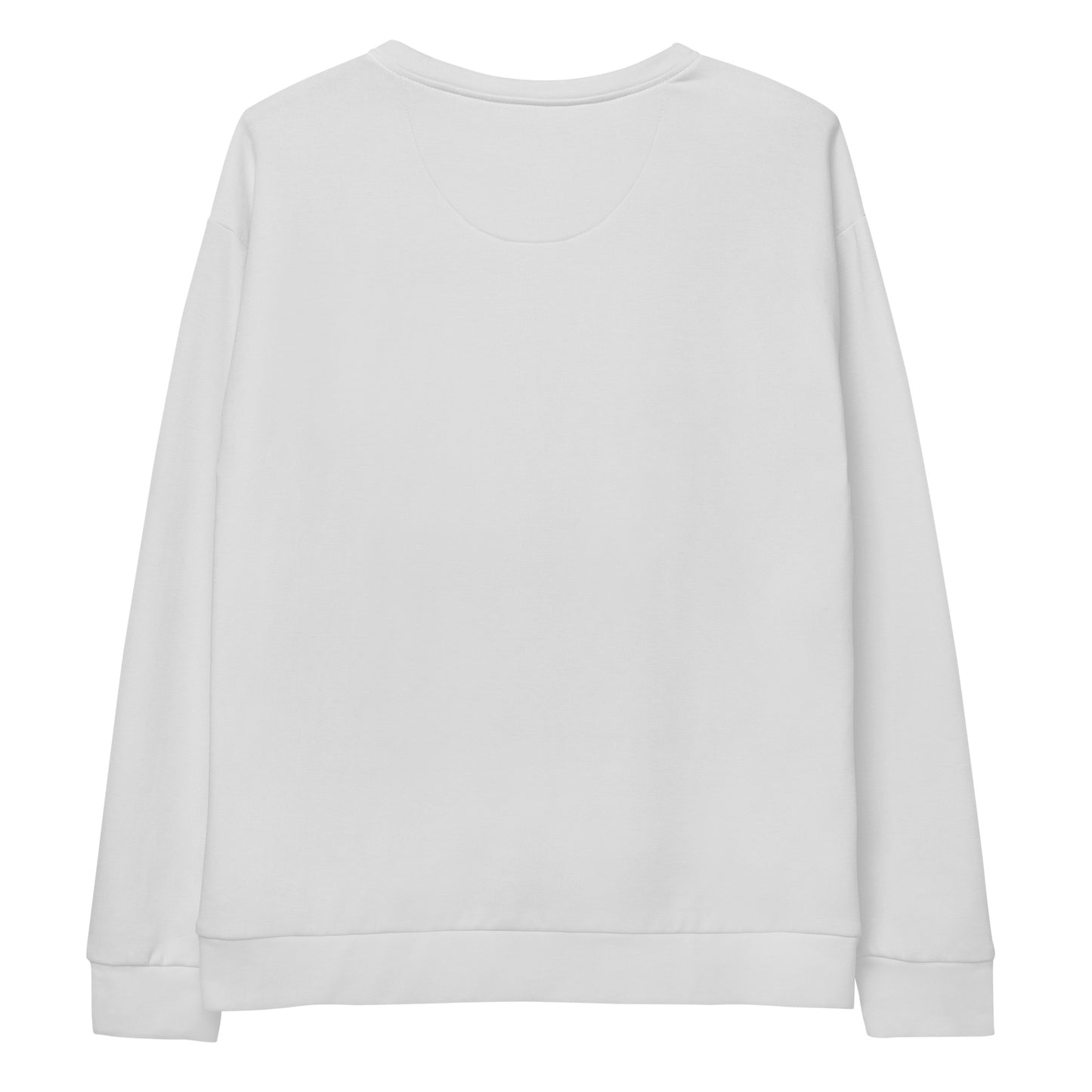 women's recycled sweatshirt long sleeve white 