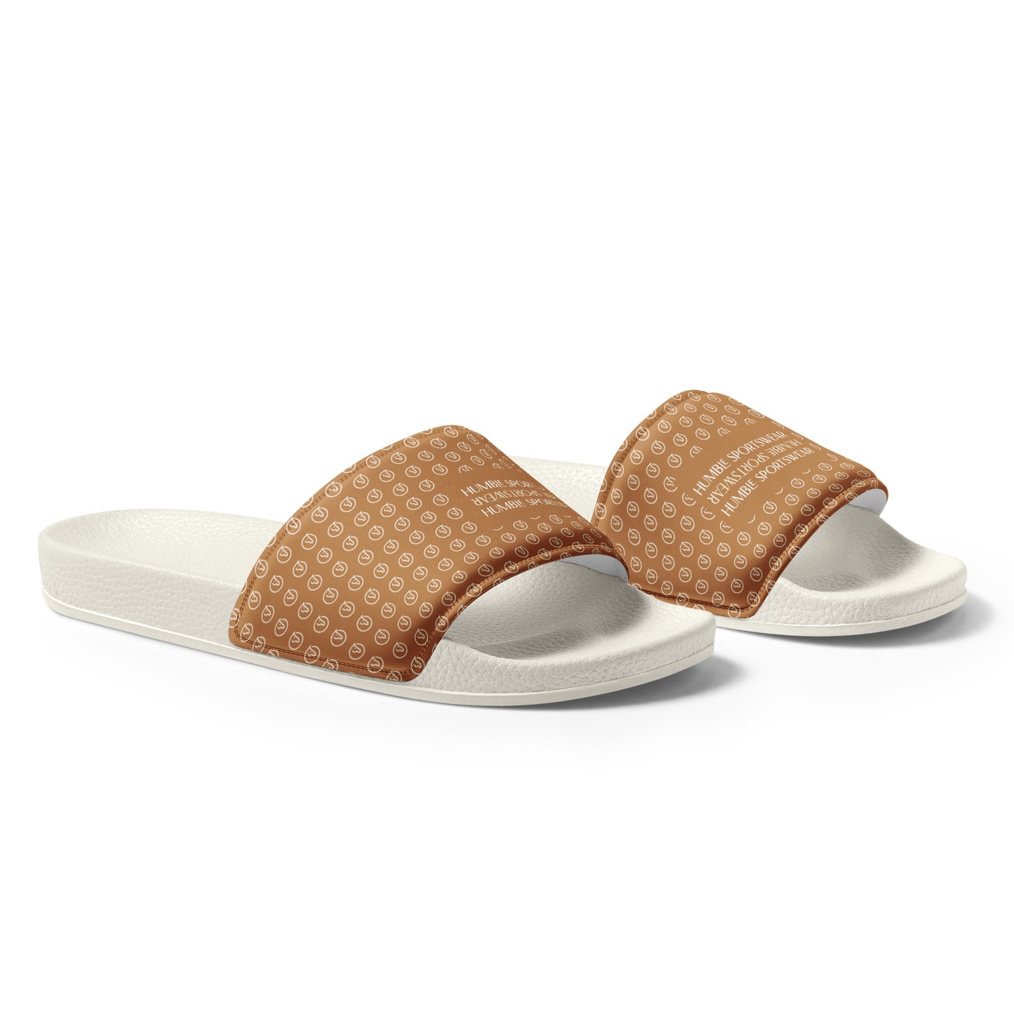 women's slides sandals brown