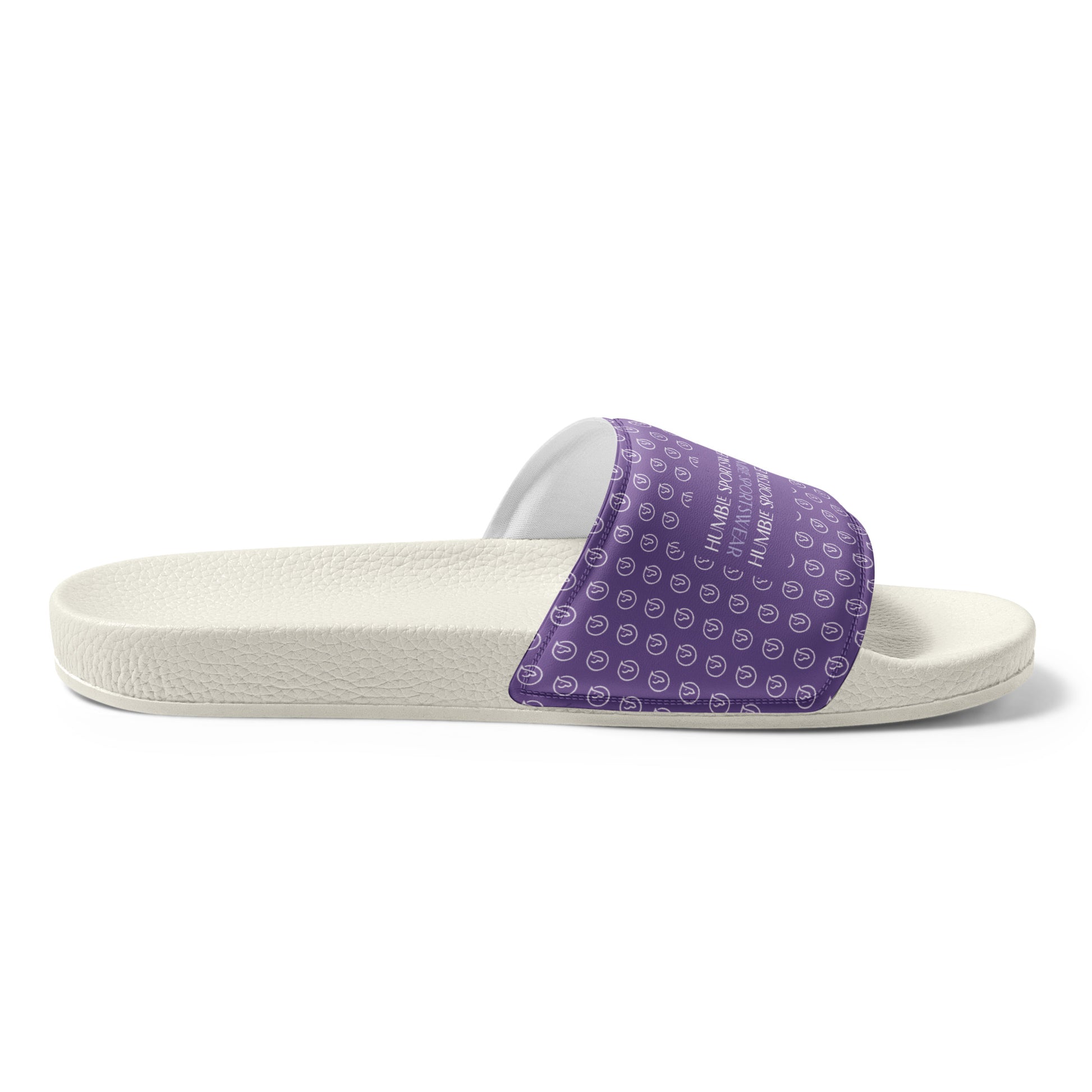 womens slide sandals purple 