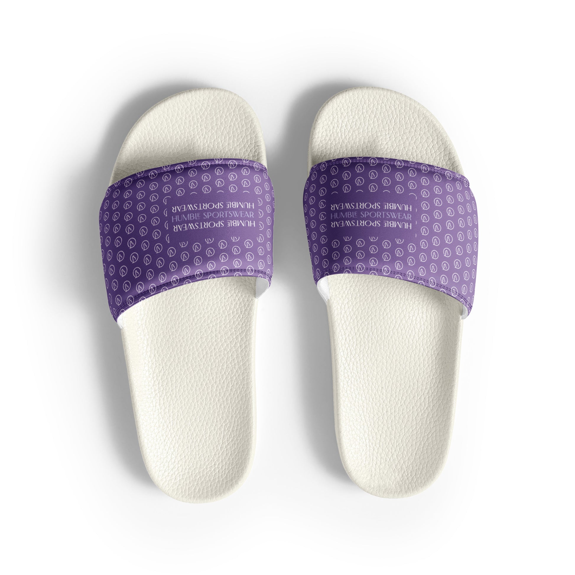 womens slide sandals purple 