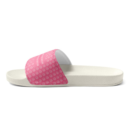 women's slides sandals pink