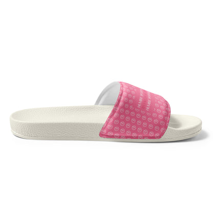 women's slides sandals pink