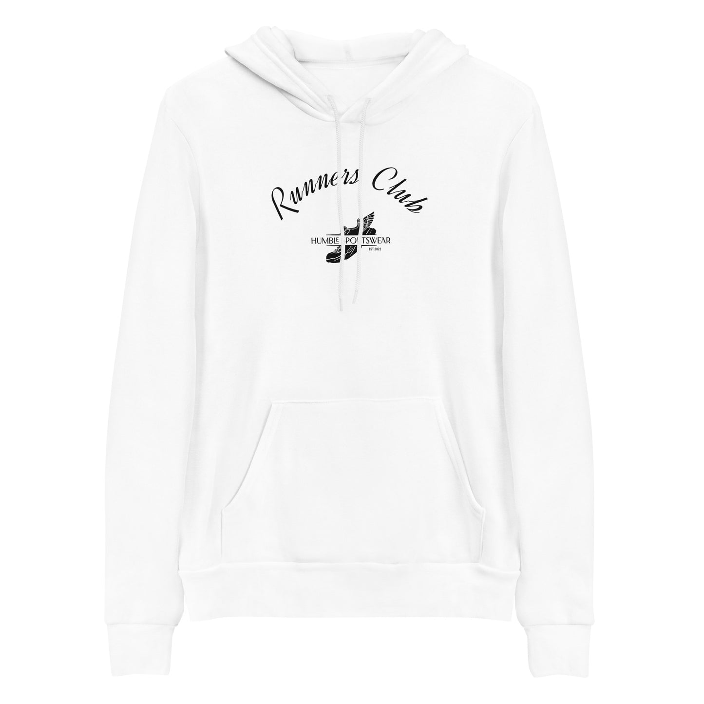 women's white cotton fleece hoodie