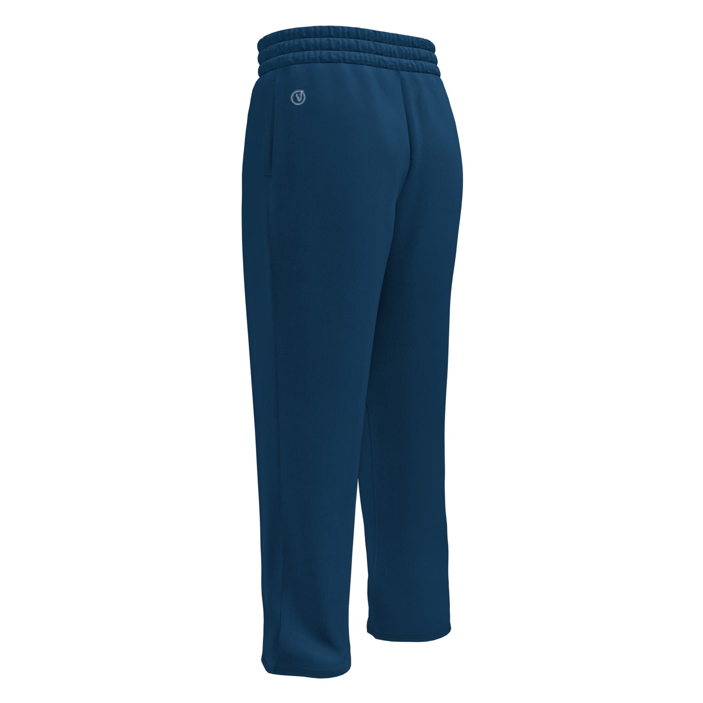 women's wide leg joggers navy