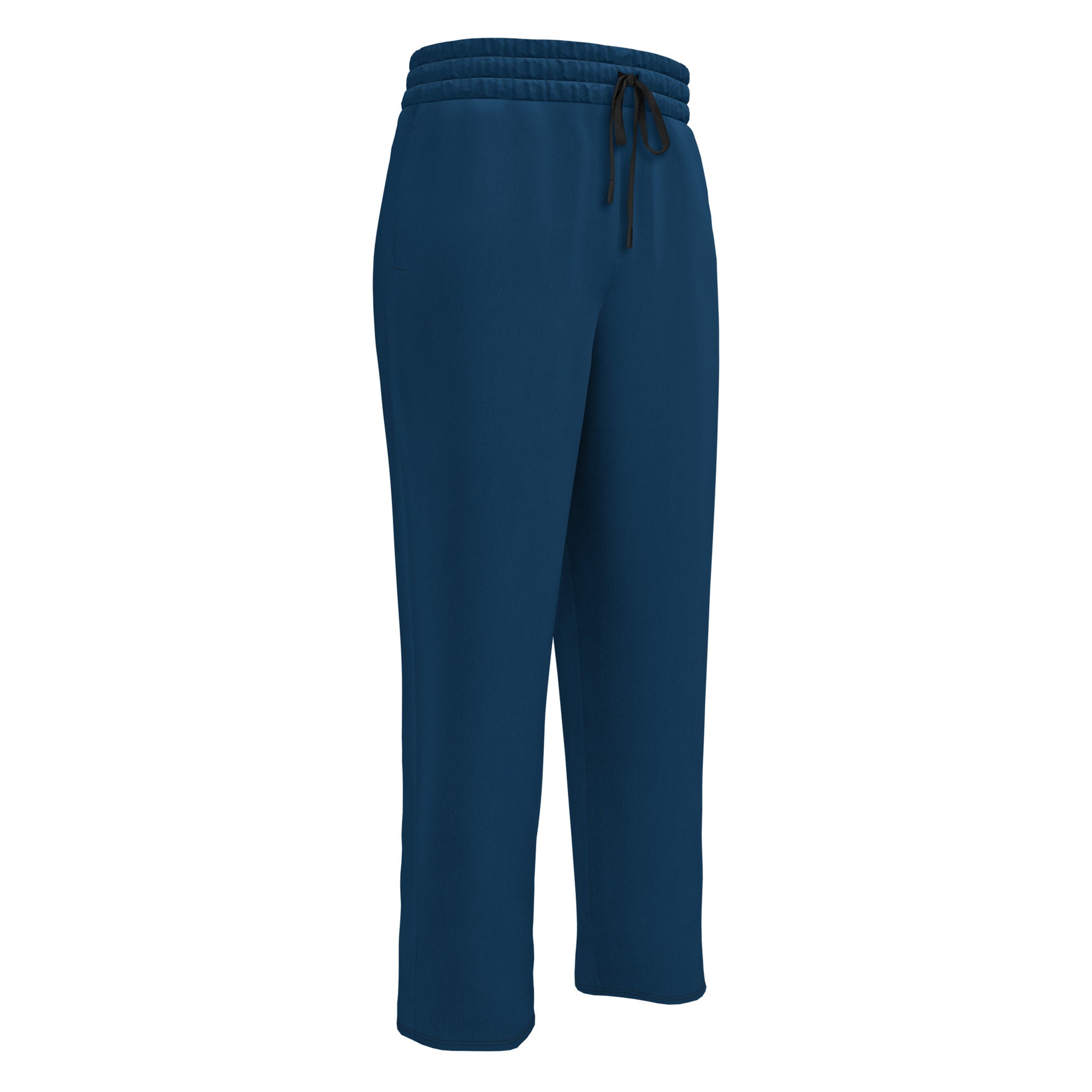 women's wide leg joggers navy