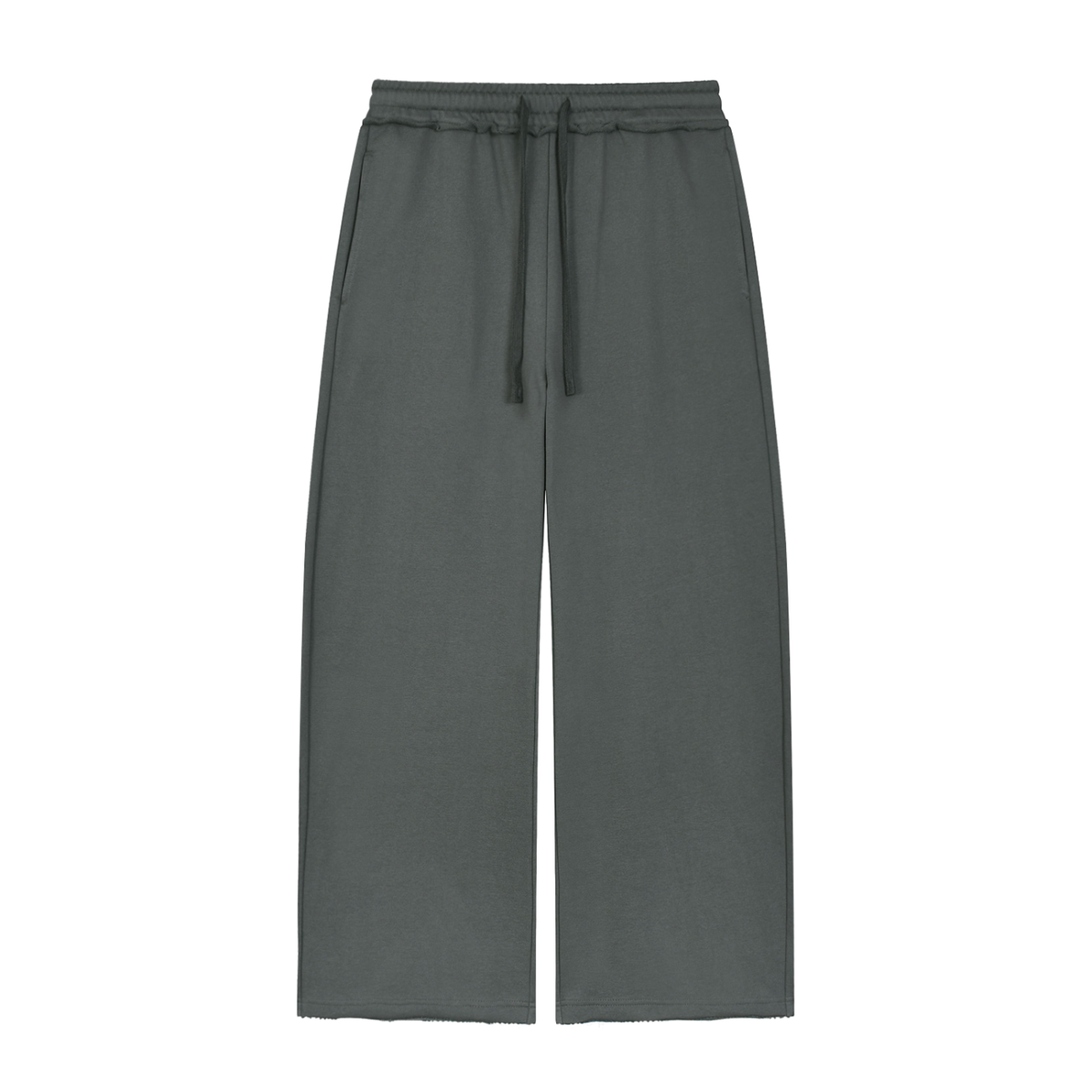 raw edge sweatpants front view 