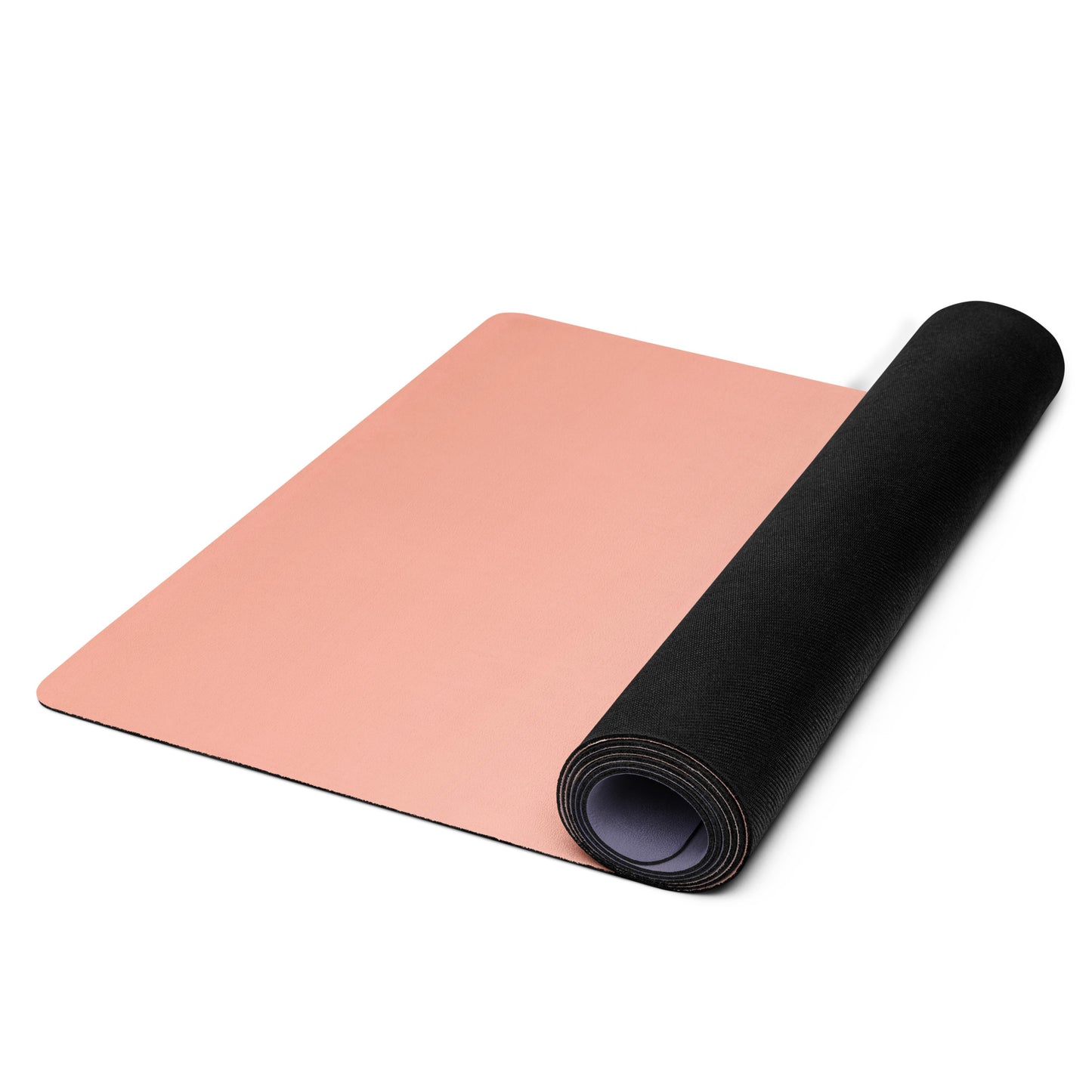 soft ombre micro-suede yoga mat with anti-slip bottom, Mireille Fine Art