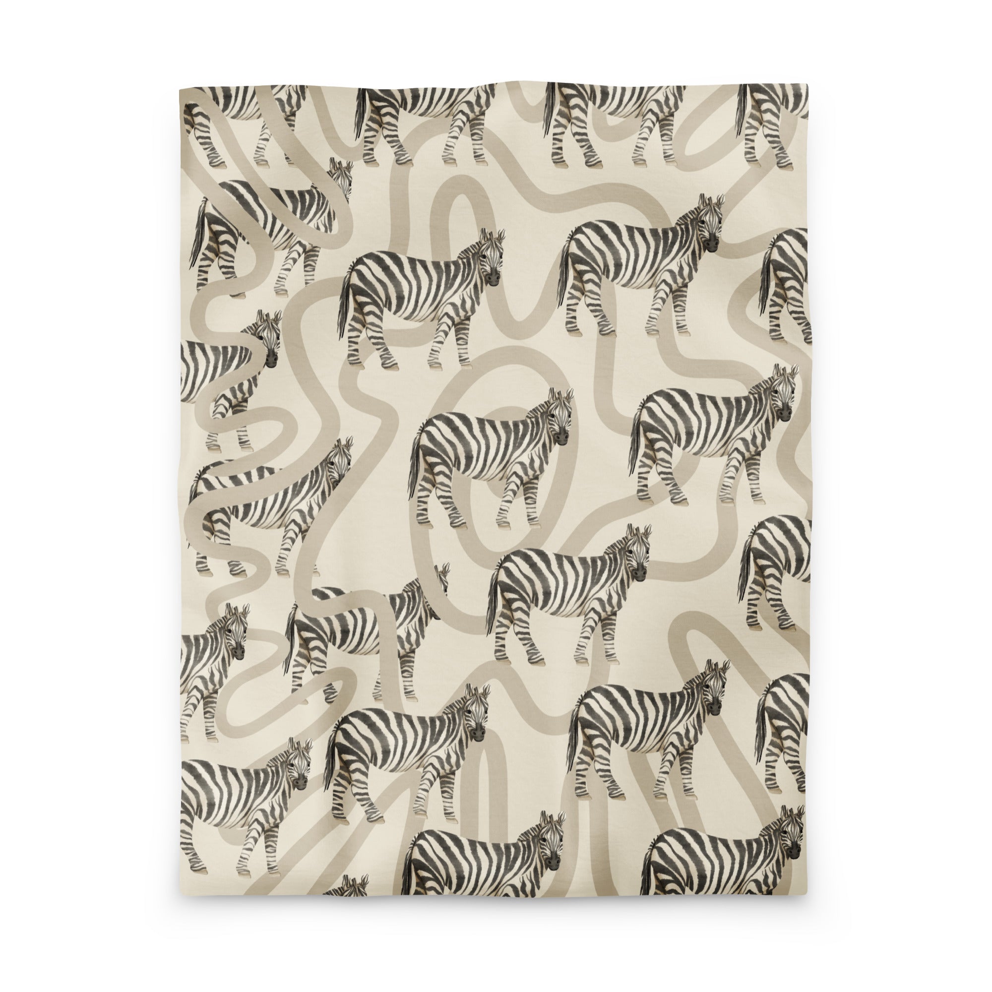 twin size abstract zebra print duvet cover modern bedroom
