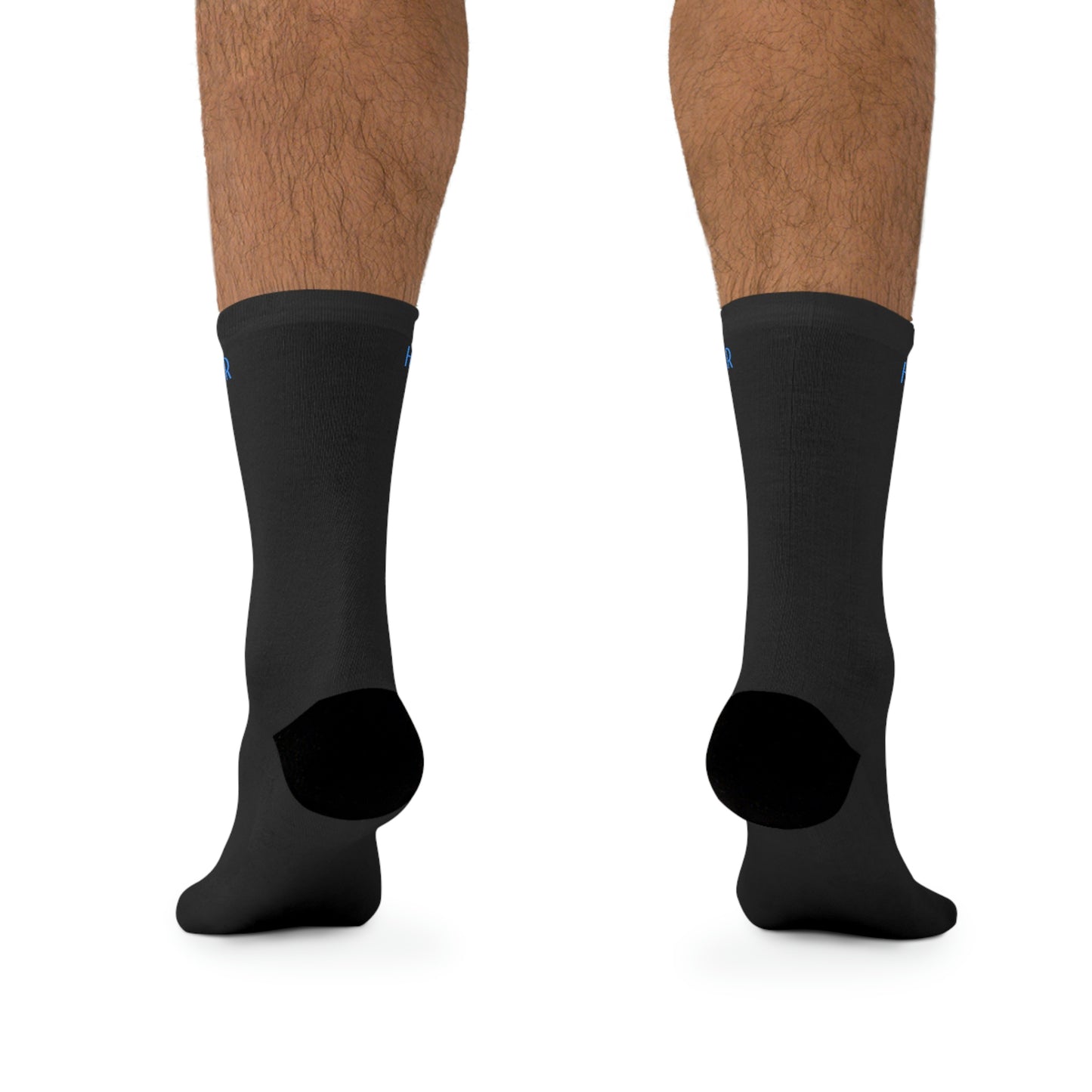 Humble Sportswear, black socks, crew socks, unisex crew socks 