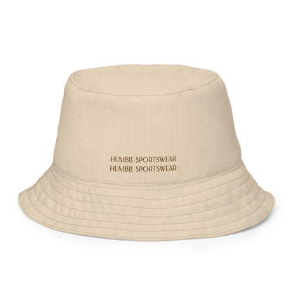 Humble Sportswear™ Champagne Duo Fit Reversible Bucket Hat Mireille Fine Art