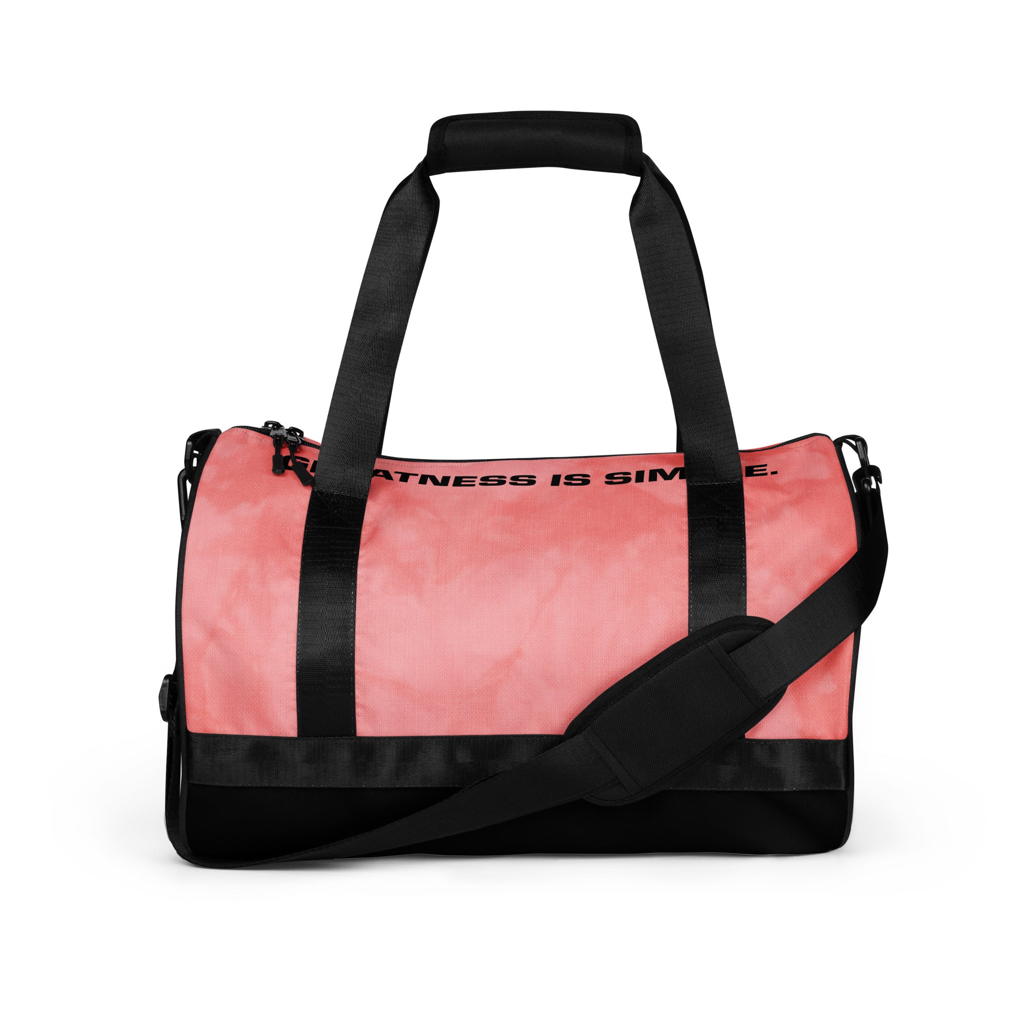 Pretty Pink Flower Small Duffel Bag