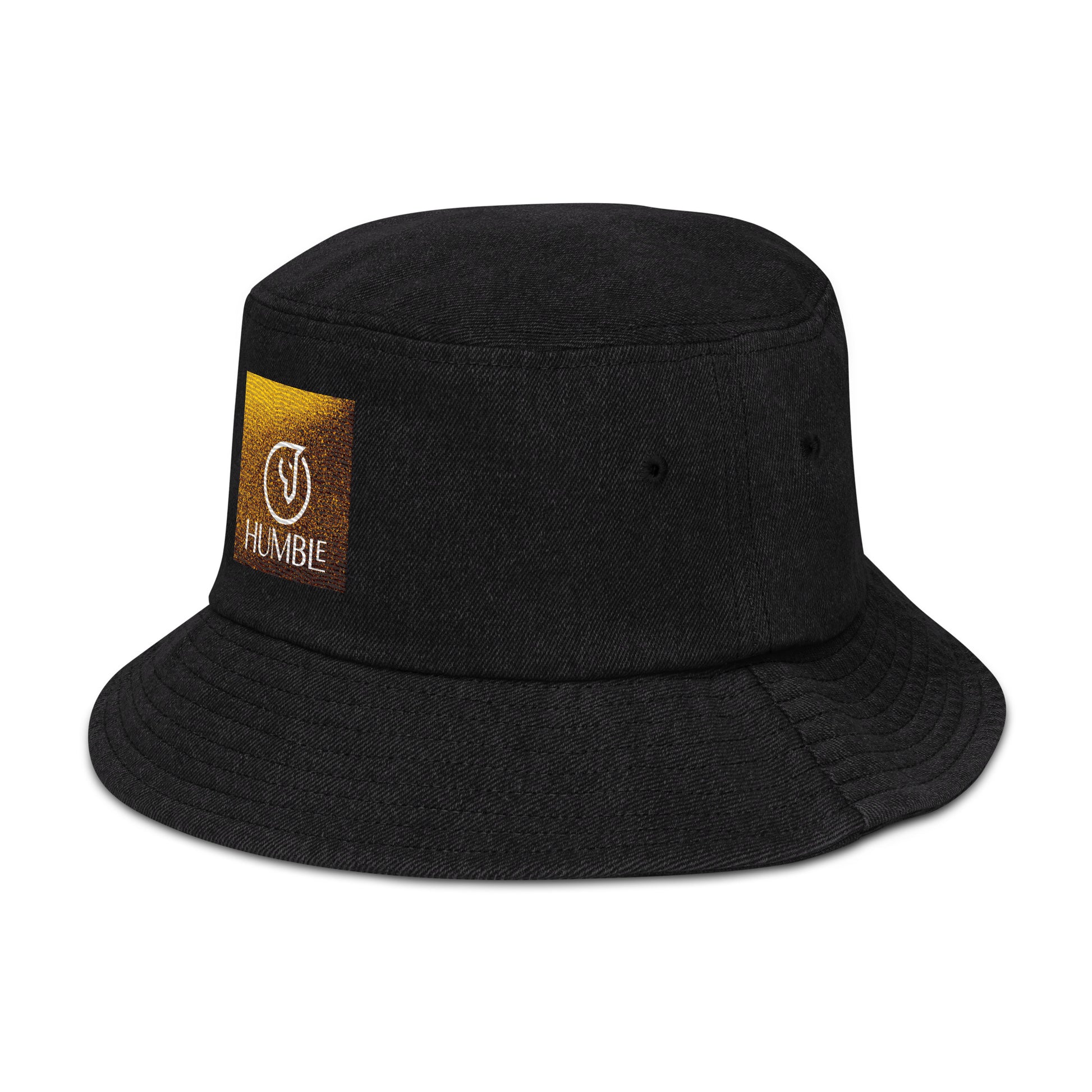 Humble Sportswear™ Golden Cotton Denim Bucket Hat - Mireille Fine Art