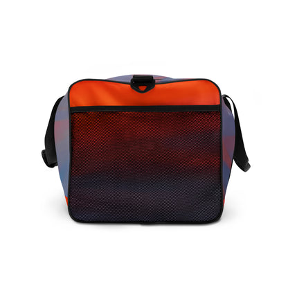 Humble Sportswear, red duffle bag, adjustable shoulder straps, travel bag, gym duffel bags 