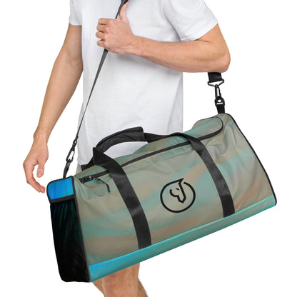 Humble Sportswear, blue dual padded gym duffel bag, travel bags, gym bags
