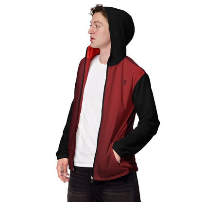 Humble Sportswear, men’s gradient hooded lightweight waterproof windbreaker jacket 