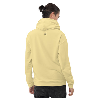 Humble Sportswear™ Men's Flax Yellow Fleece Hoodie - Mireille Fine Art
