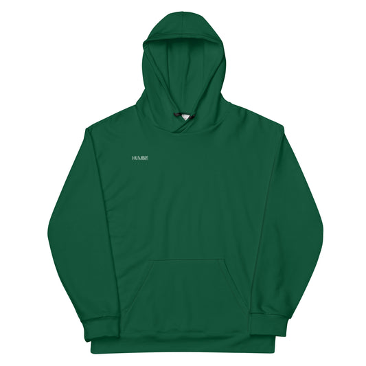 Humble Sportswear™ Men's Forest Green Fleece Hoodie - Mireille Fine Art