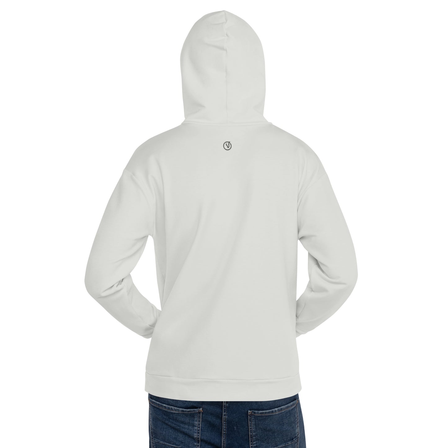 Humble Sportswear™ Men's Pearl White Fleece Hoodie - Mireille Fine Art