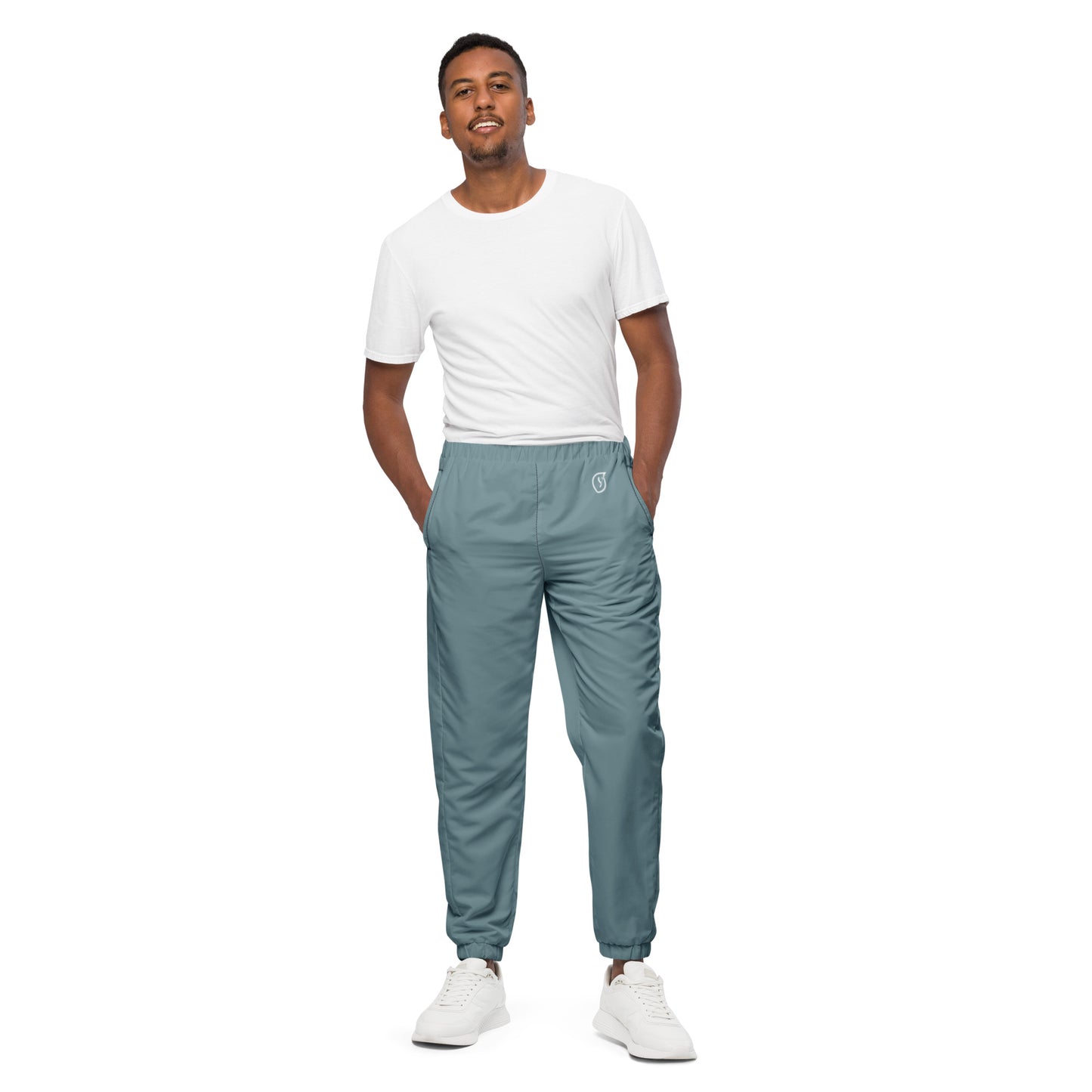 Humble Sportswear™ Men's Steel Blue Track Pants - Mireille Fine Art