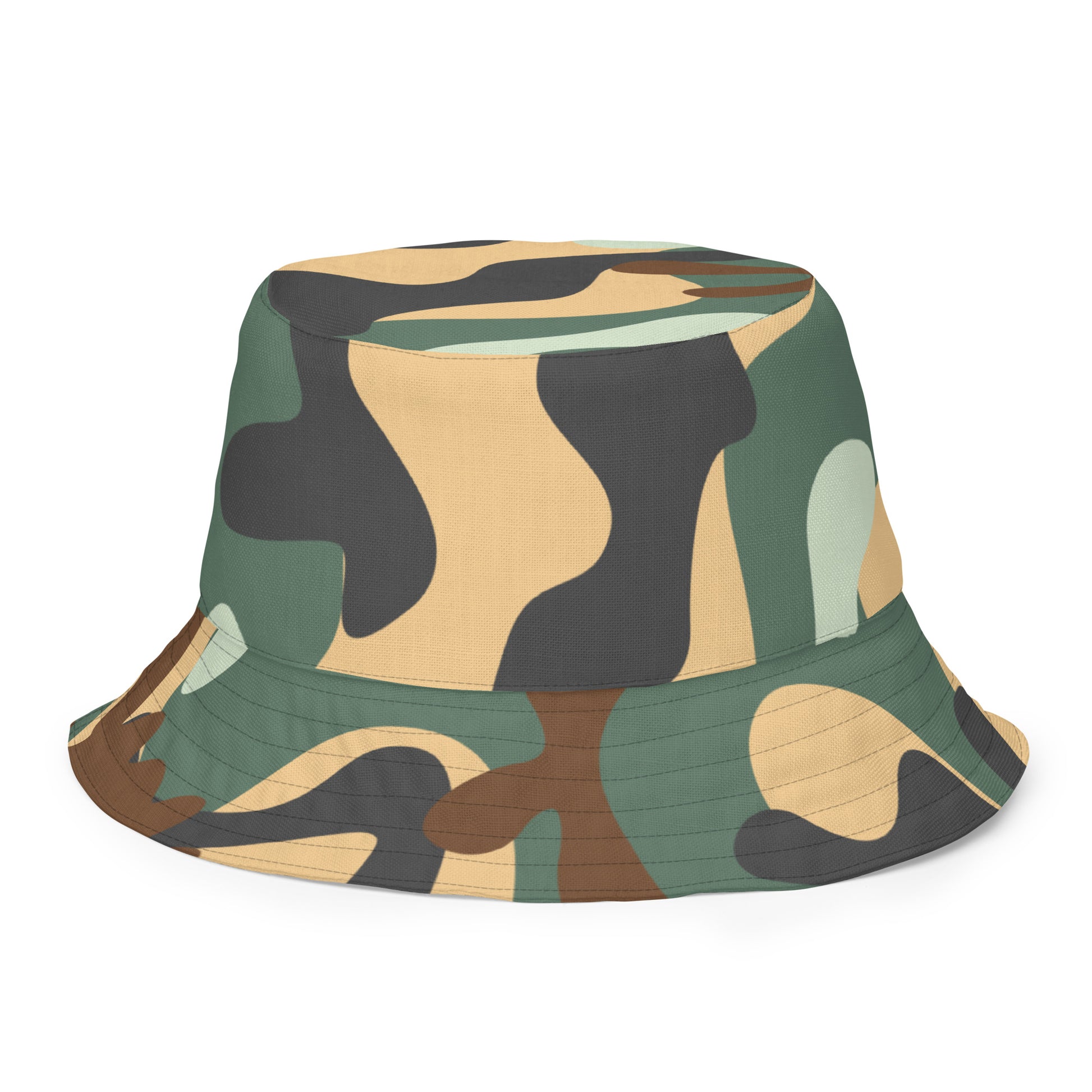 Humble Sportswear™ Pure Brown Duo Fit Reversible Bucket Hat Mireille Fine Art