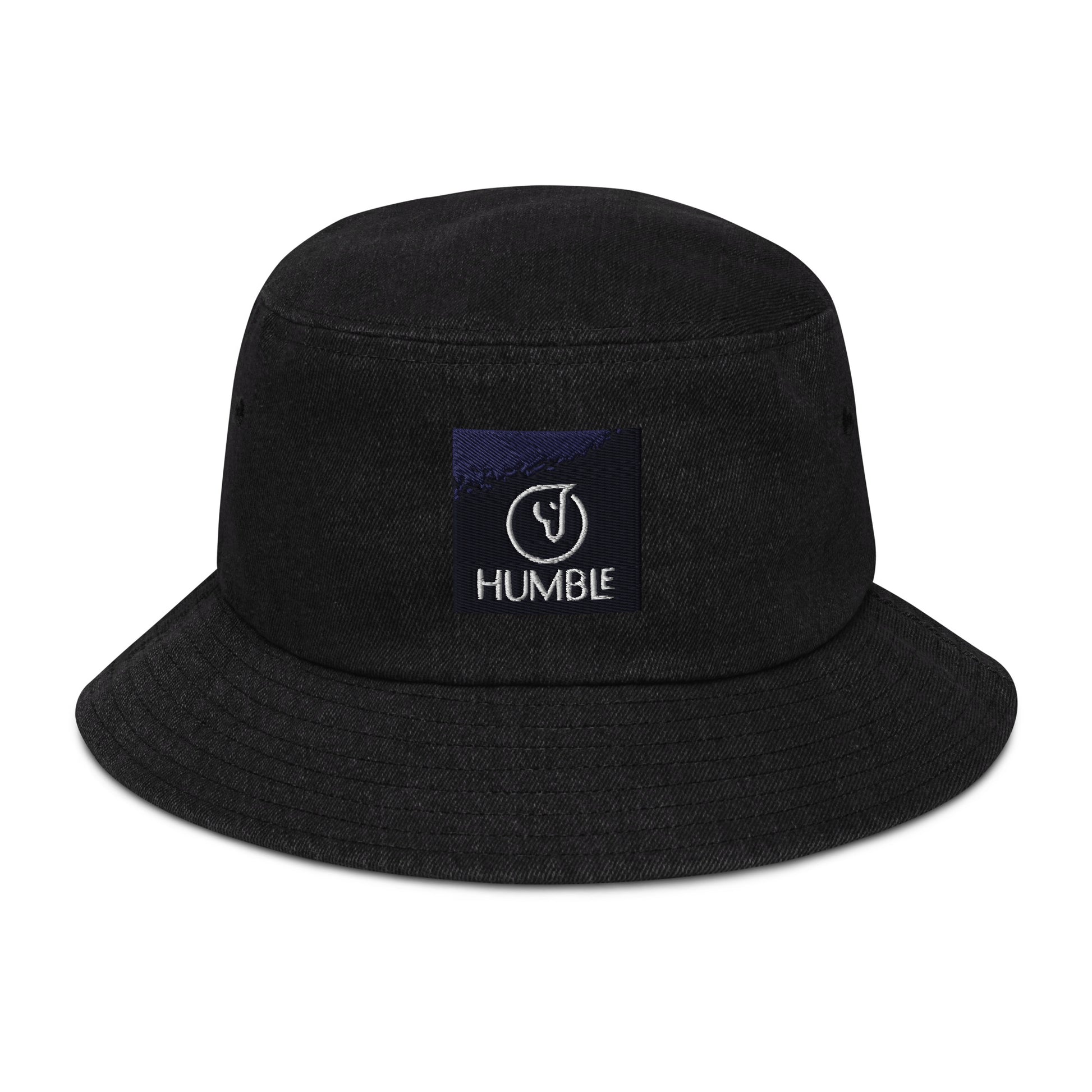 Humble Sportswear™ Sable Blue Cotton Denim Bucket Hat - Mireille Fine Art