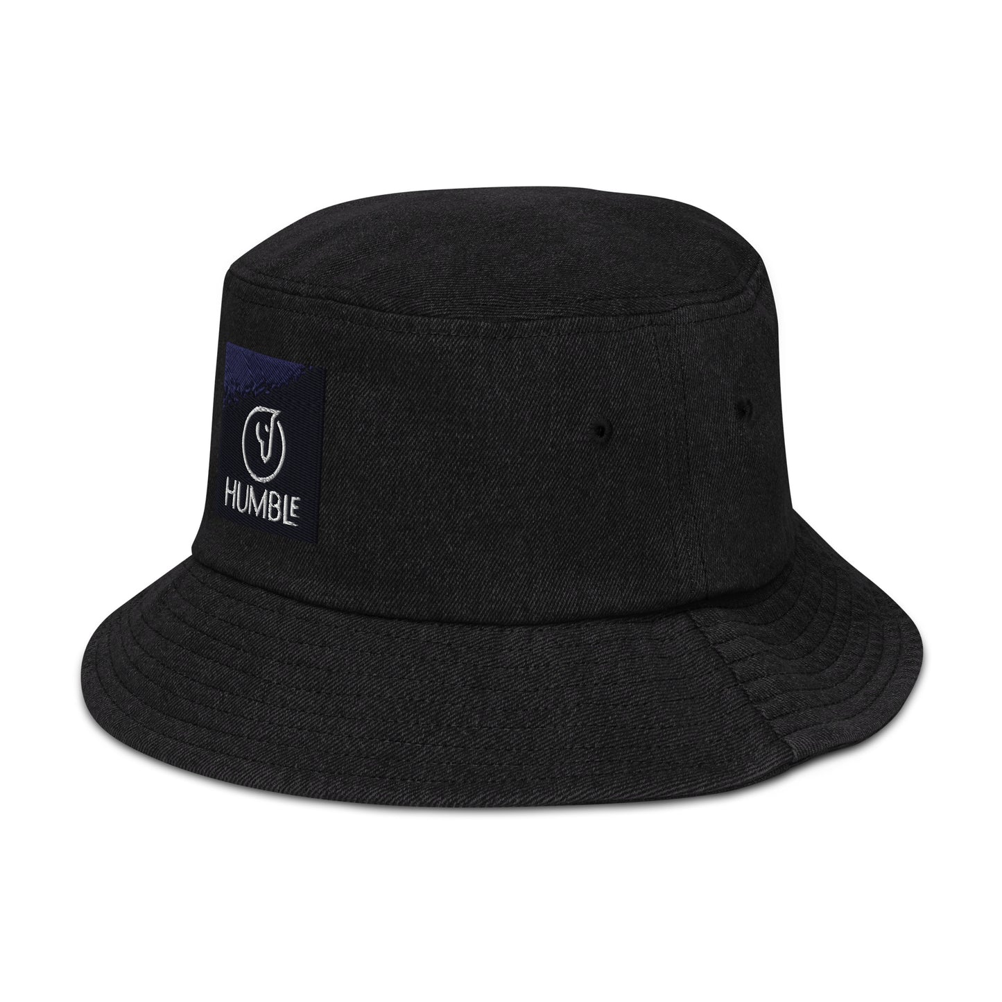 Humble Sportswear™ Sable Blue Cotton Denim Bucket Hat - Mireille Fine Art